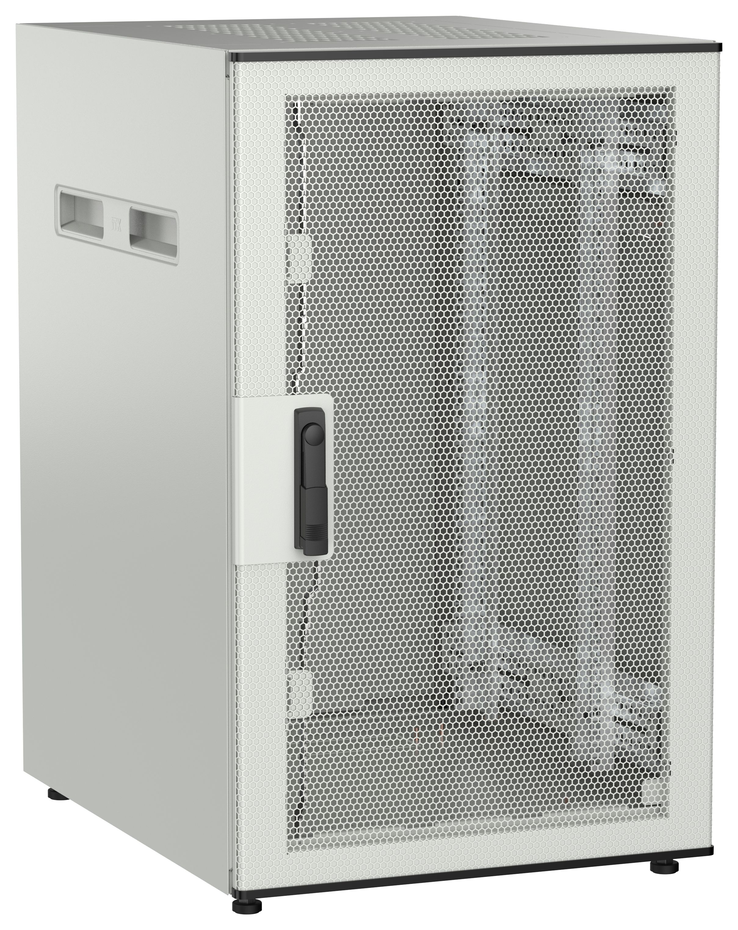 ITK UNITBOX N Шкаф сетевой 19" напольный 18U 600х800мм перфорированная передняя дверь серый