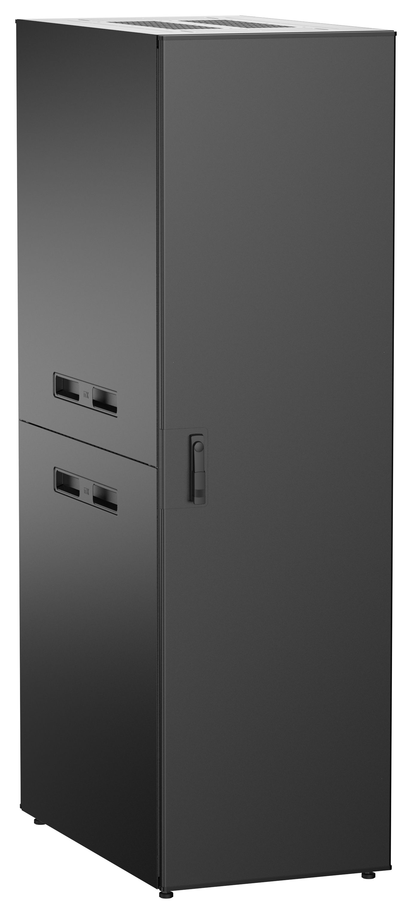 ITK UNITBOX N Шкаф сетевой 19" напольный 42U 600х1000мм металлические двери черный