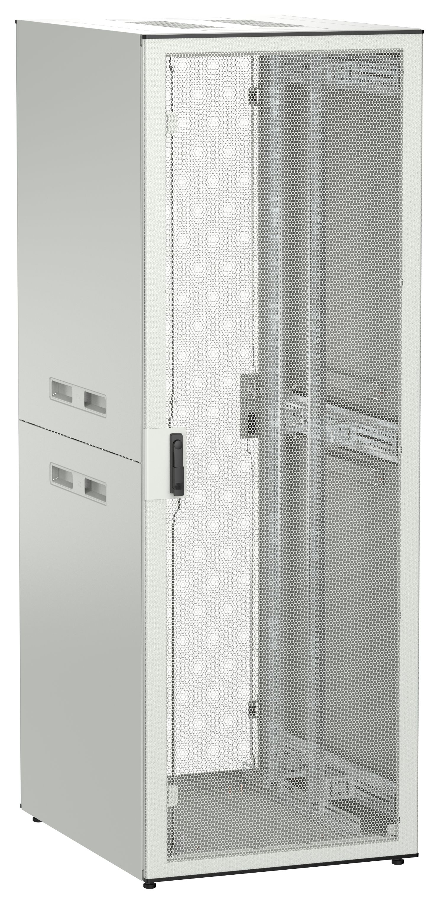ITK UNITBOX N Шкаф сетевой 19" напольный 47U 800х1000мм перфорированная передняя дверь задняя перфорированная серый