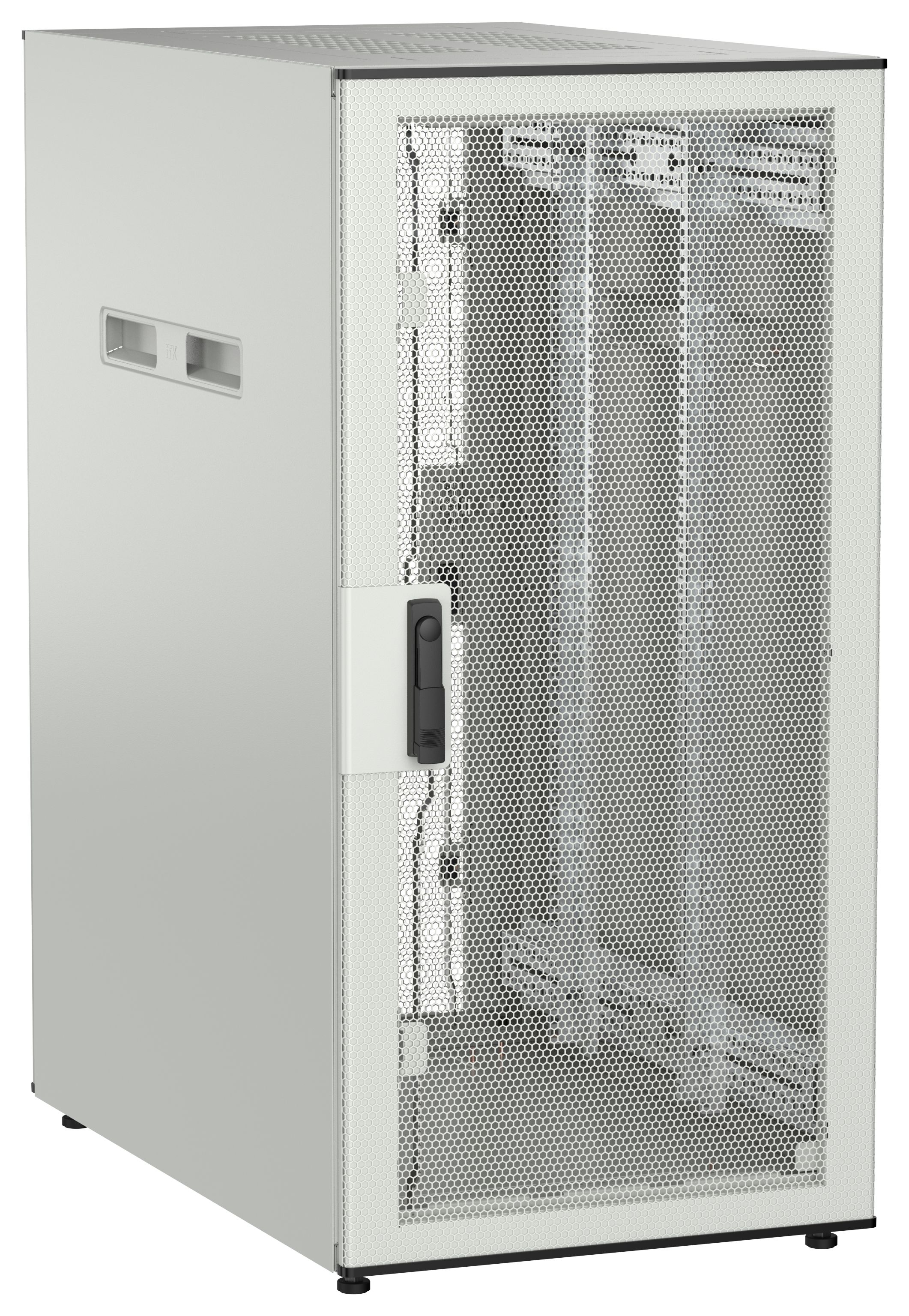 ITK UNITBOX N Шкаф сетевой 19" напольный 24U 600х1000мм перфорированные двери серый