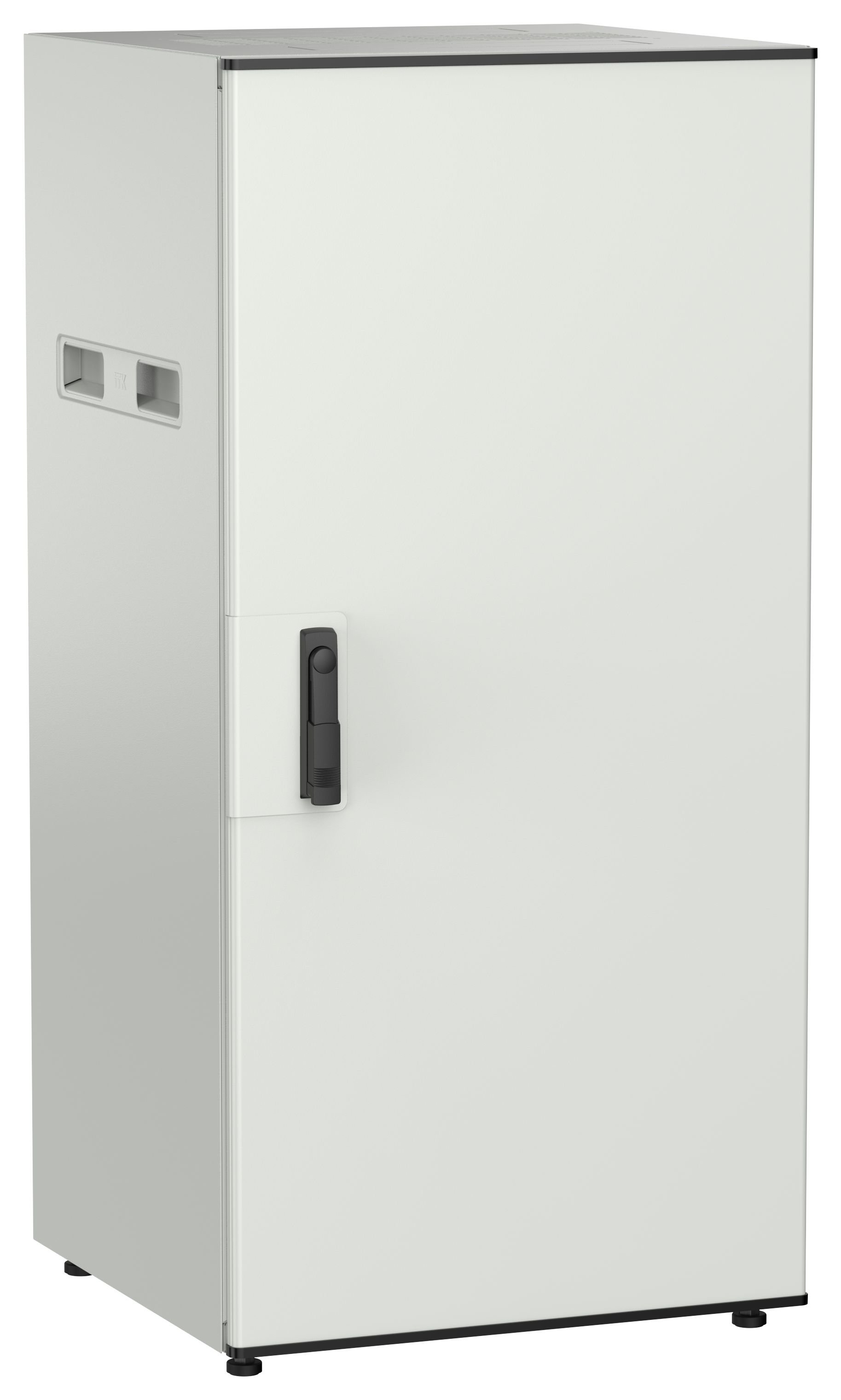 ITK UNITBOX N Шкаф сетевой 19" напольный 24U 600х600мм металлическая передняя дверь серый