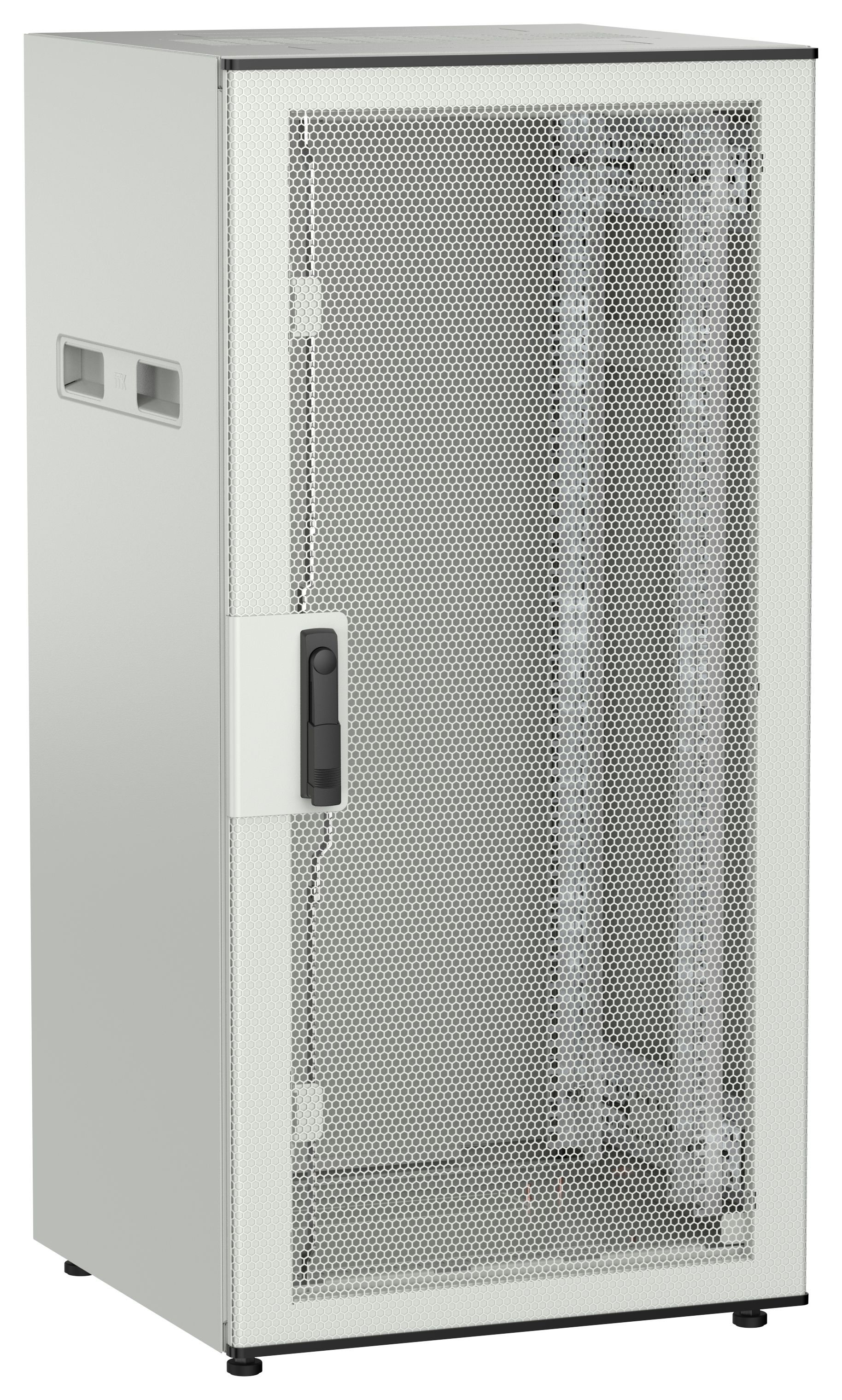 ITK UNITBOX N Шкаф сетевой 19" напольный 24U 600х600мм перфорированная передняя дверь серый