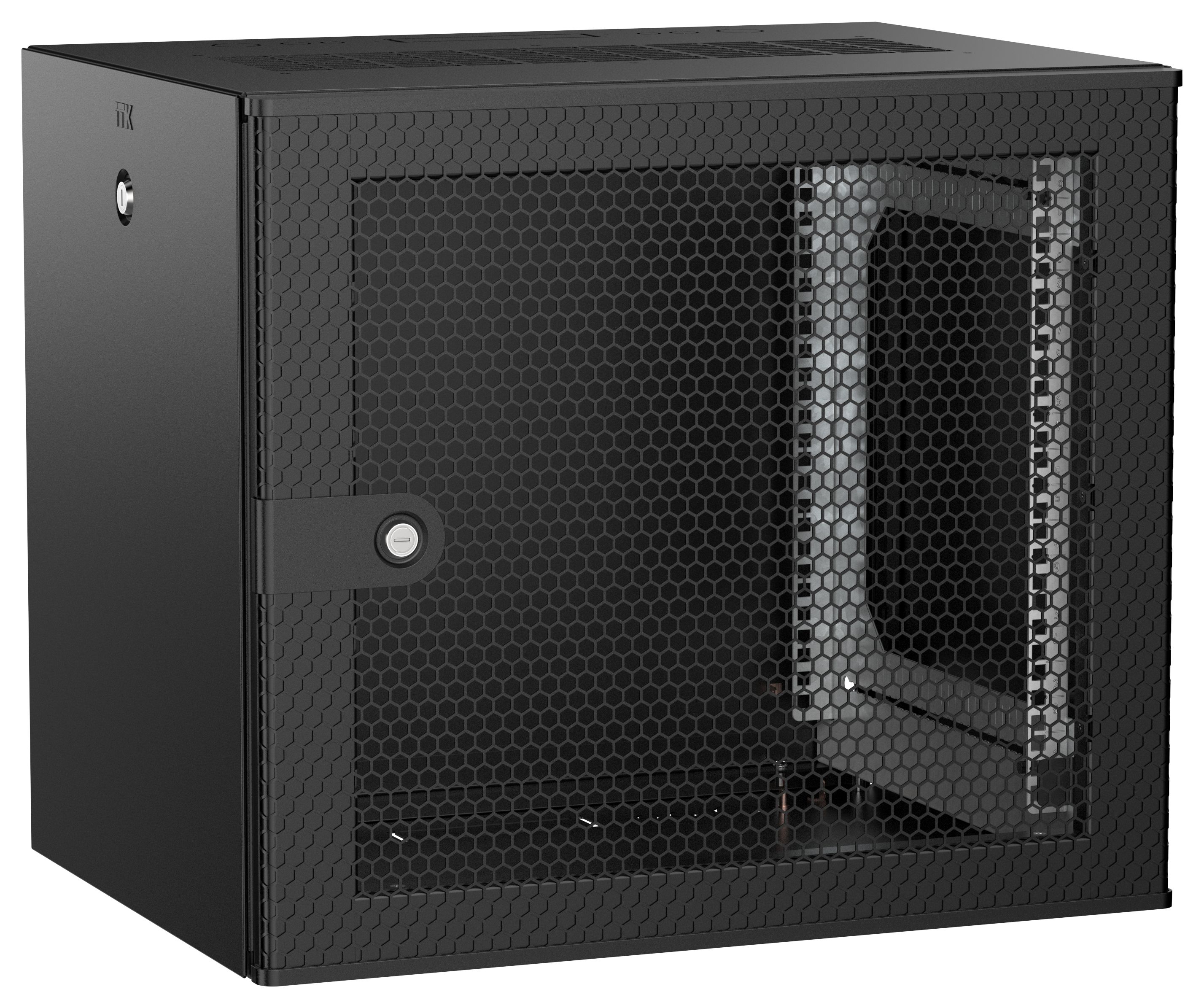ITK UNITBOX W Шкаф настенный 9U 600х450мм дверь перфорированная черный