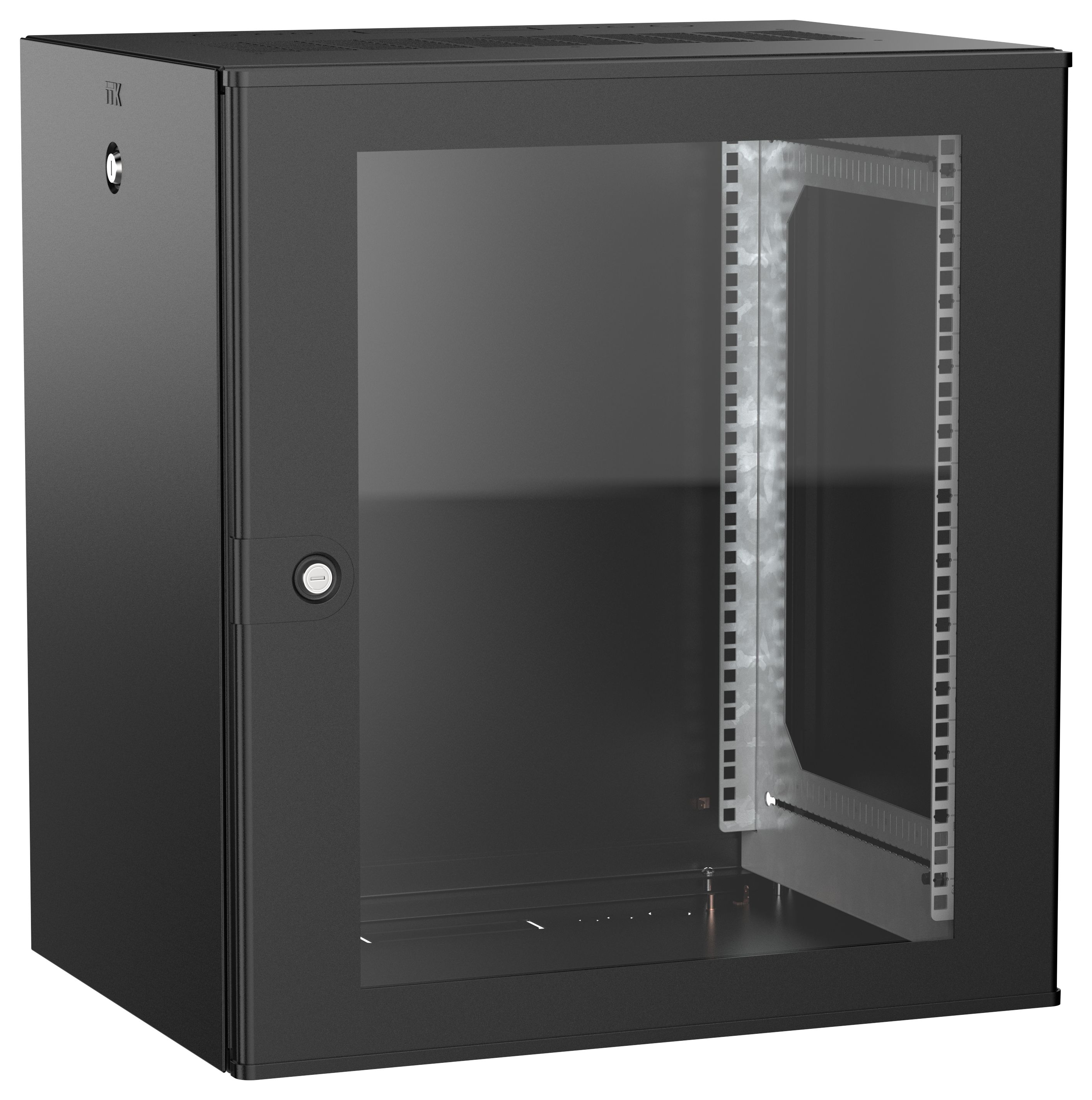 ITK UNITBOX W Шкаф настенный 12U 600х450мм дверь стеклянная черный