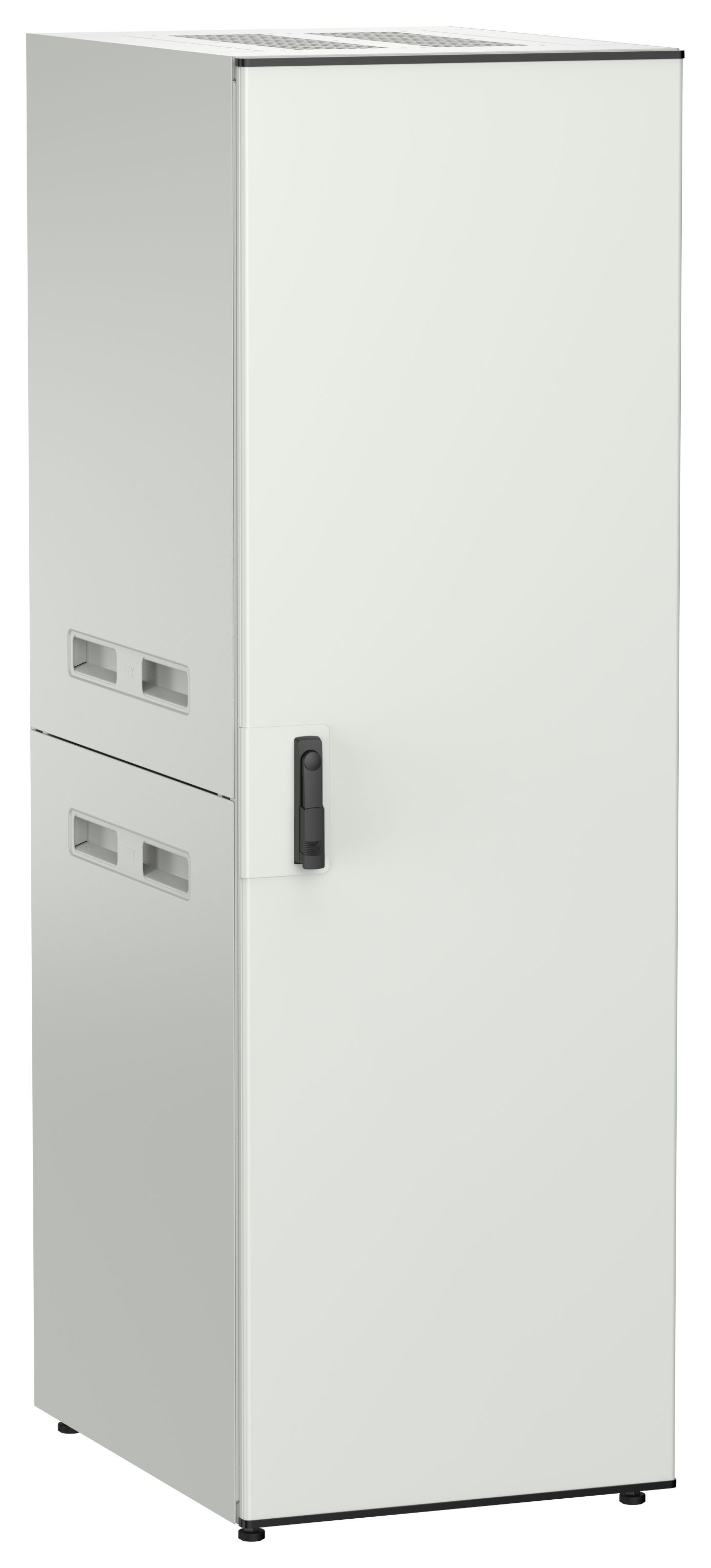 ITK UNITBOX N Шкаф сетевой 19" напольный 38U 600х800мм металлическая передняя дверь серый