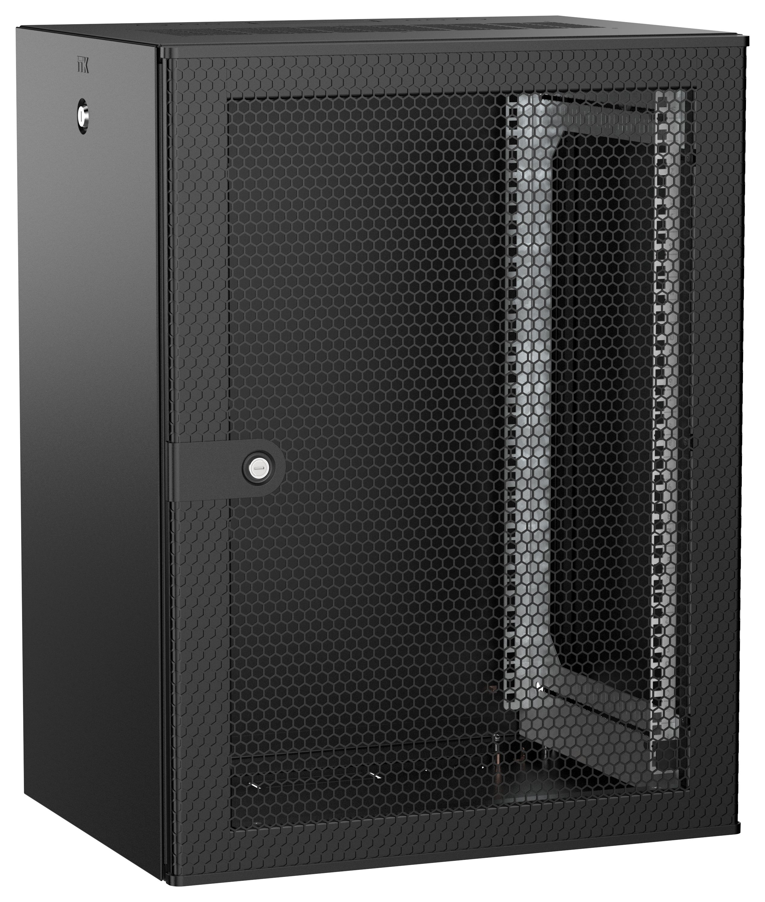 ITK UNITBOX W Шкаф настенный 15U 600х450мм дверь перфорированная черный