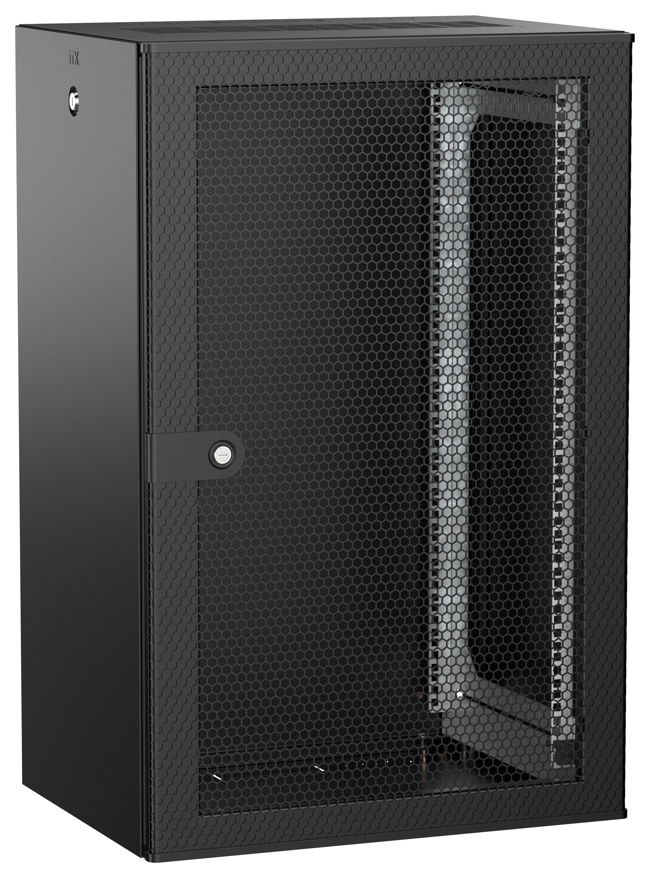 ITK UNITBOX W Шкаф настенный 18U 600х450мм дверь перфорированная черный