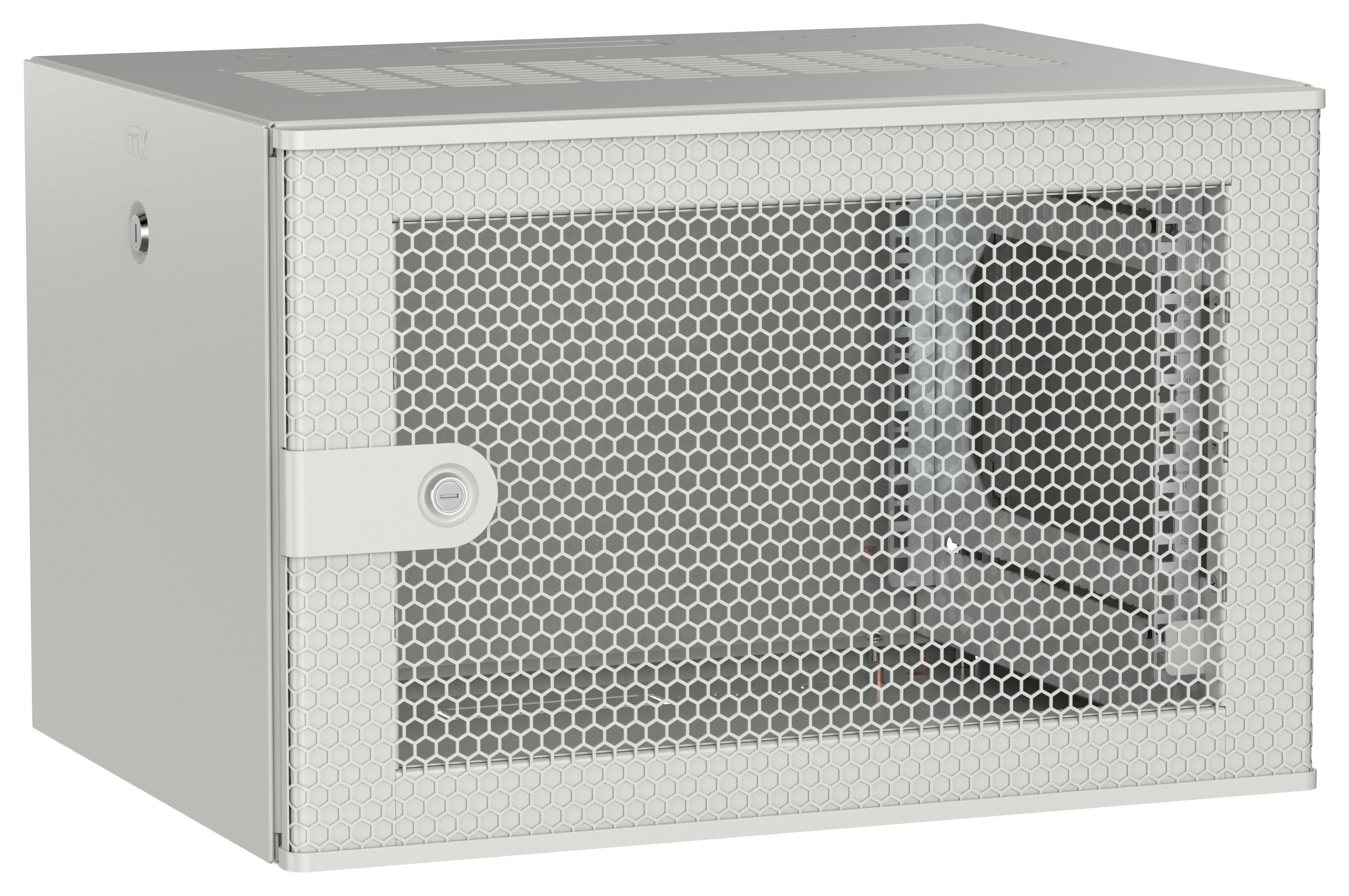 ITK UNITBOX W Шкаф настенный 6U 600х450мм дверь перфорированная серый