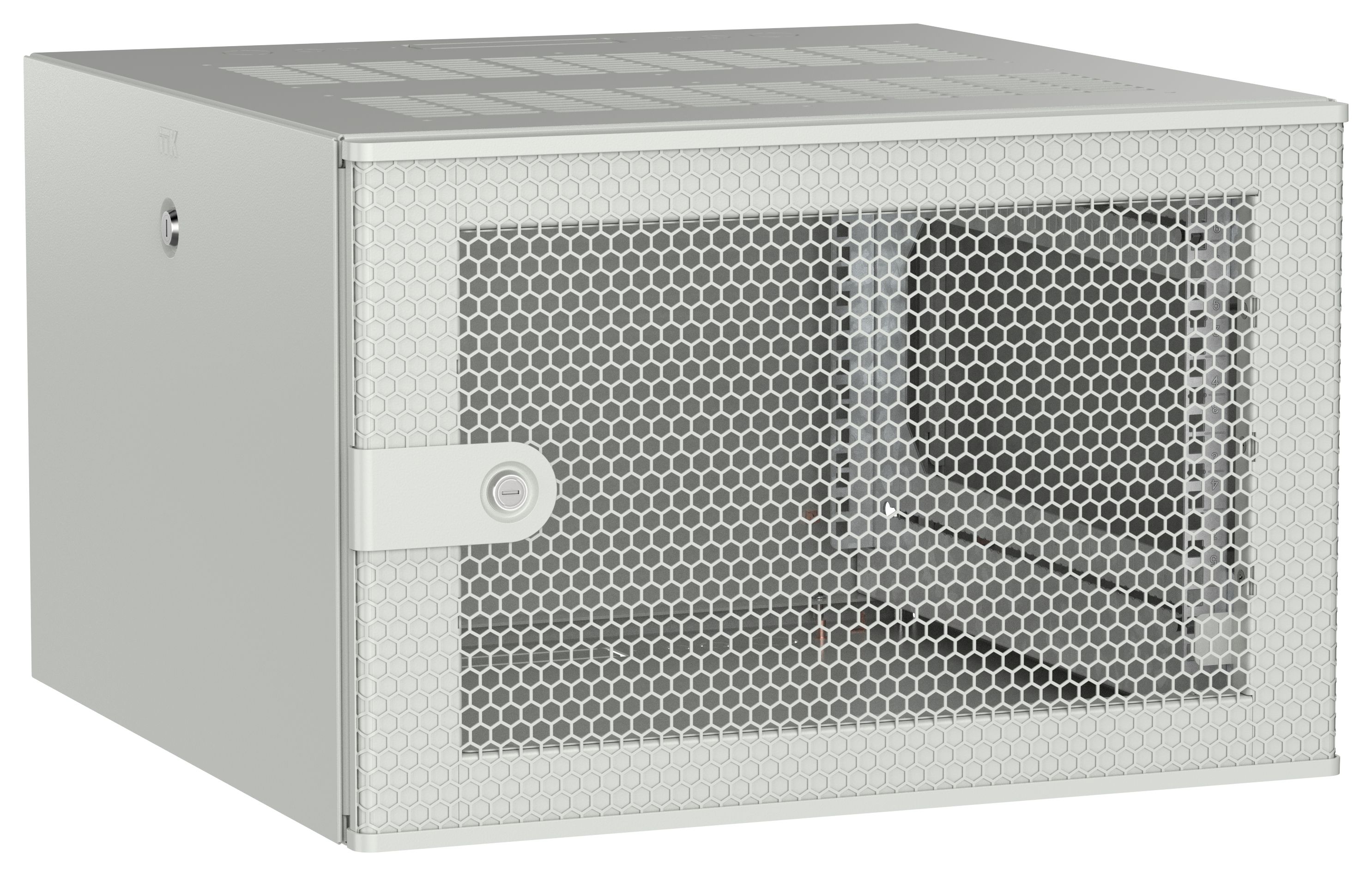 ITK UNITBOX W Шкаф настенный 6U 600х600мм дверь перфорированная серый