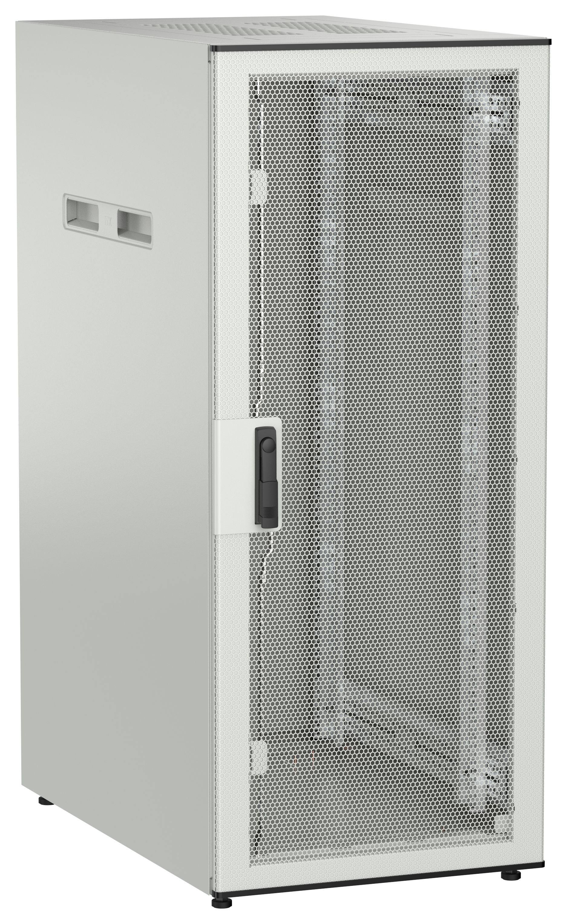ITK UNITBOX N Шкаф сетевой 19" напольный 28U 600х1000мм перфорированная передняя дверь серый