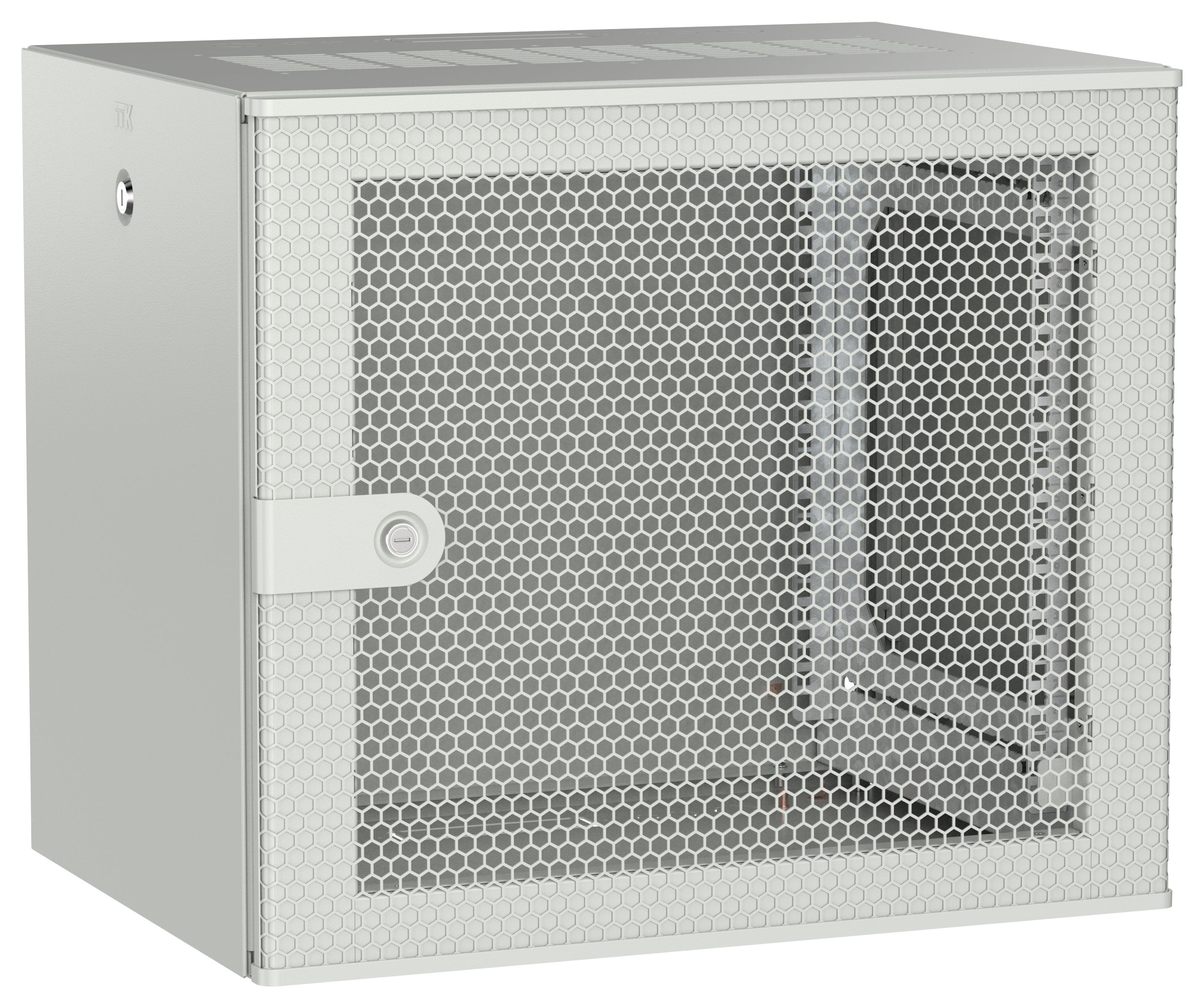 ITK UNITBOX W Шкаф настенный 9U 600х450мм дверь перфорированная серый