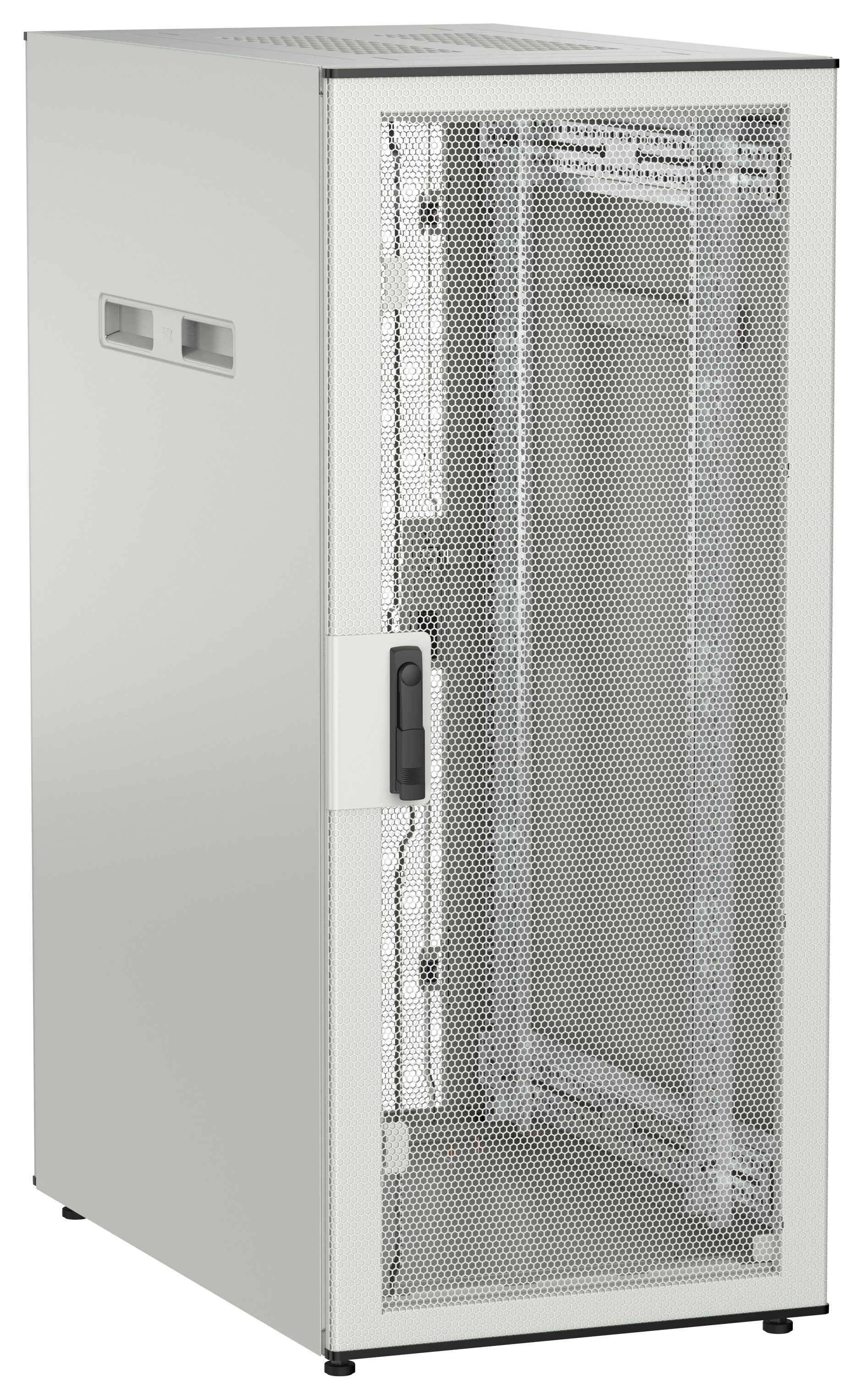 ITK UNITBOX N Шкаф сетевой 19" напольный 28U 600х1000мм перфорированные двери серый