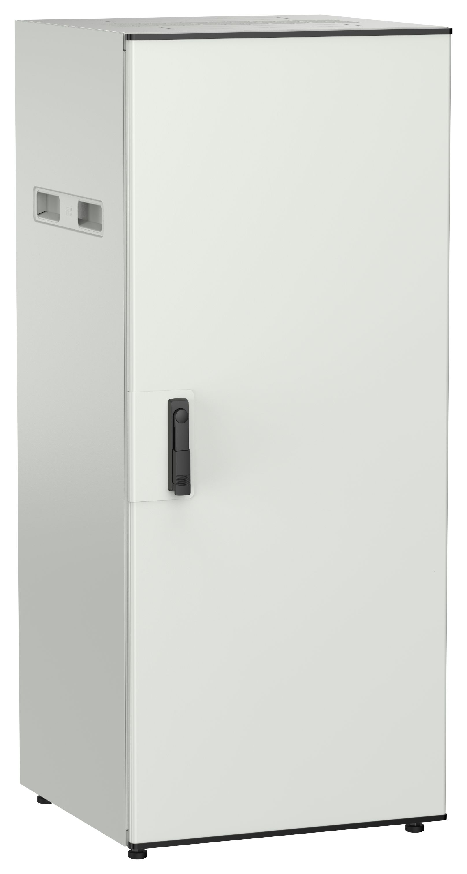 ITK UNITBOX N Шкаф сетевой 19" напольный 28U 600х600мм металлическая передняя дверь серый