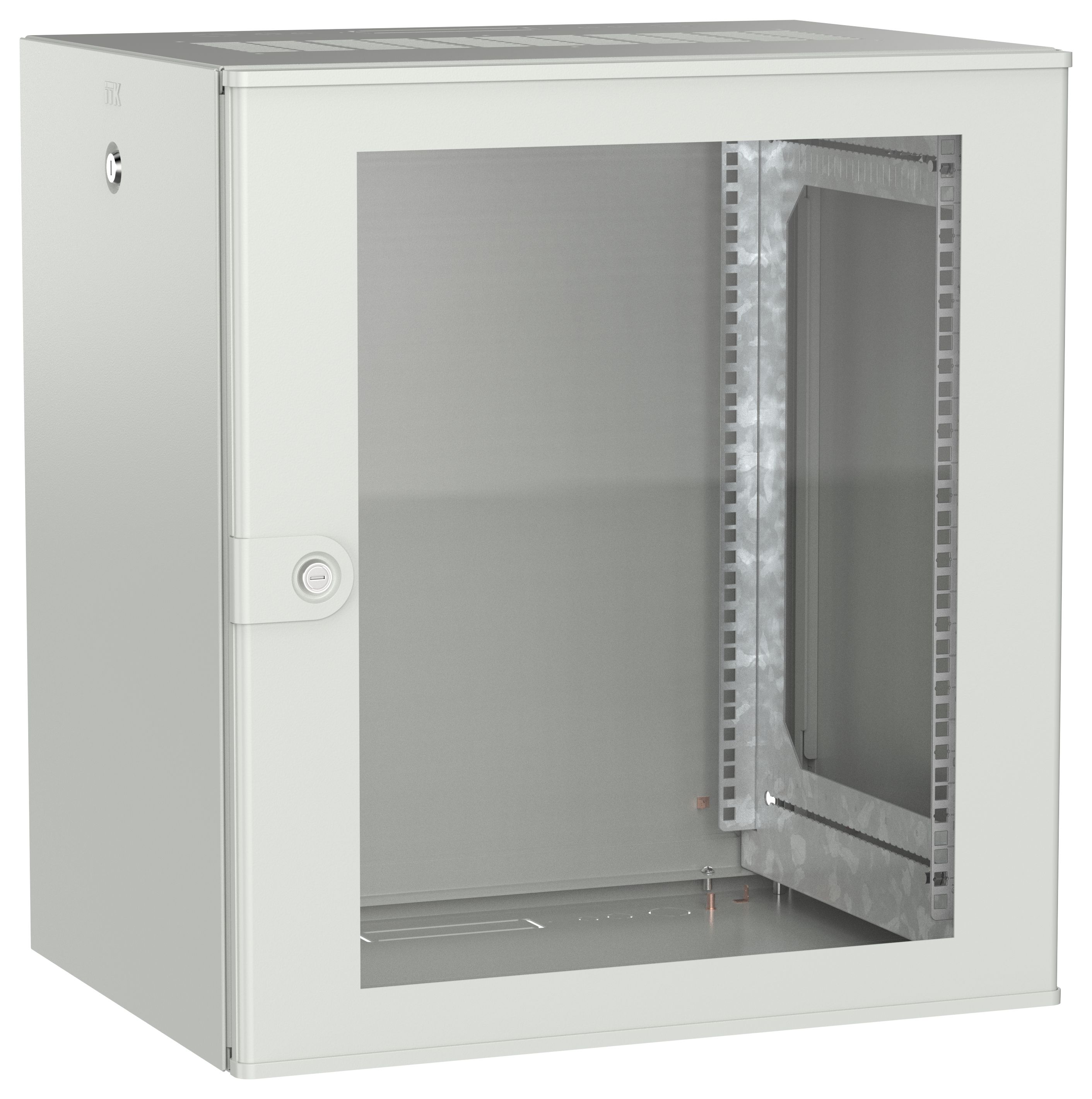 ITK UNITBOX W Шкаф настенный 12U 600х450мм дверь стеклянная серый