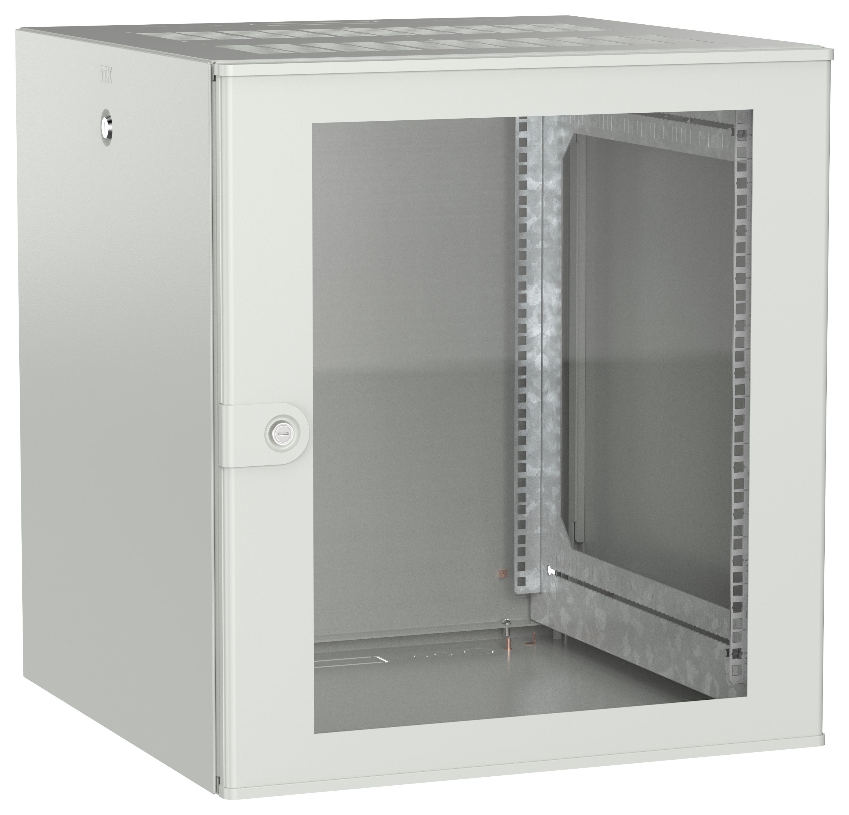 ITK UNITBOX W Шкаф настенный 12U 600х600мм дверь стеклянная серый
