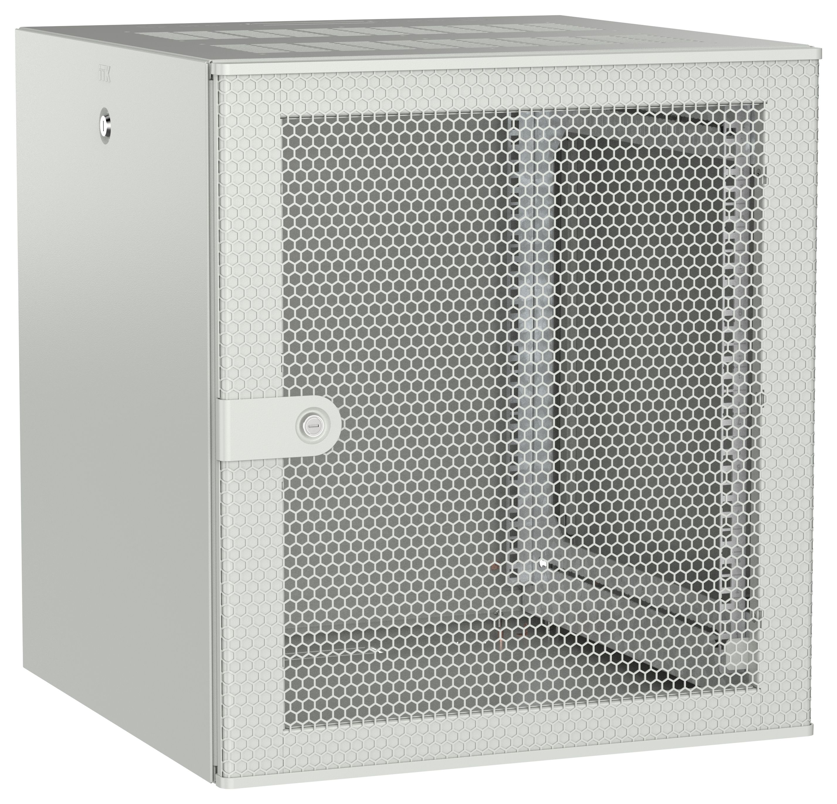 ITK UNITBOX W Шкаф настенный 12U 600х600мм дверь перфорированная серый