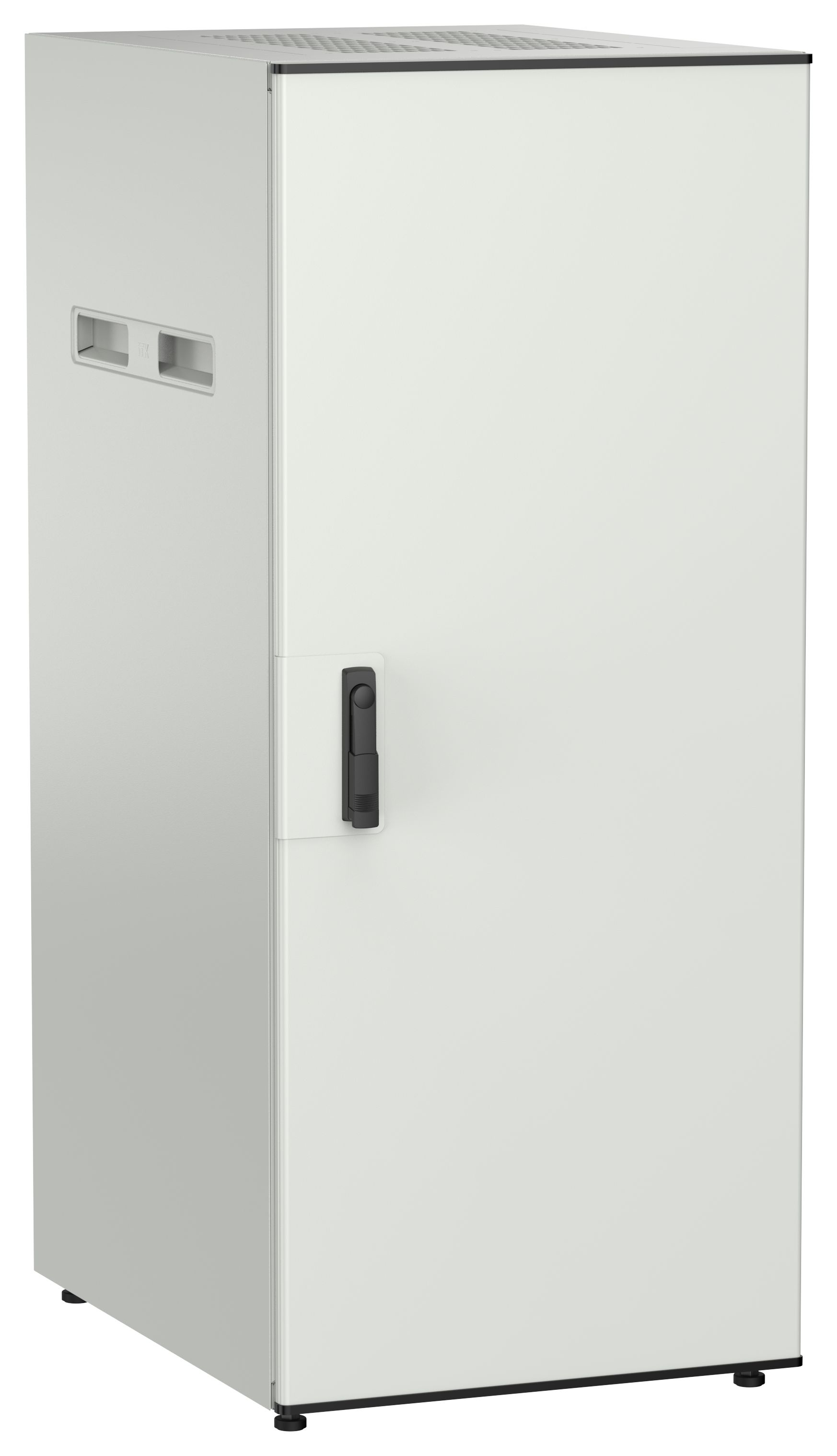 ITK UNITBOX N Шкаф сетевой 19" напольный 28U 600х800мм металлическая передняя дверь серый