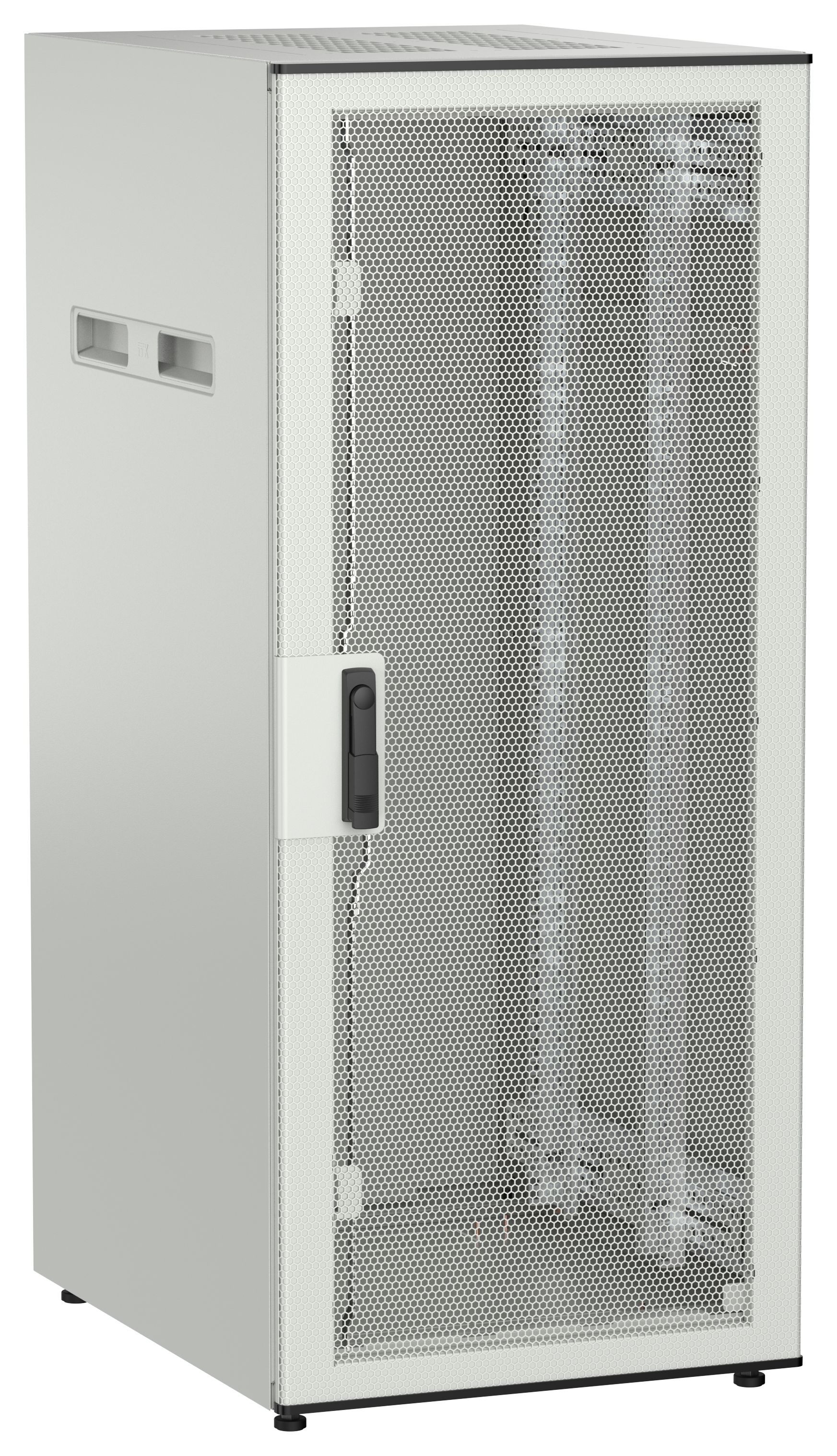 ITK UNITBOX N Шкаф сетевой 19" напольный 28U 600х800мм перфорированная передняя дверь серый