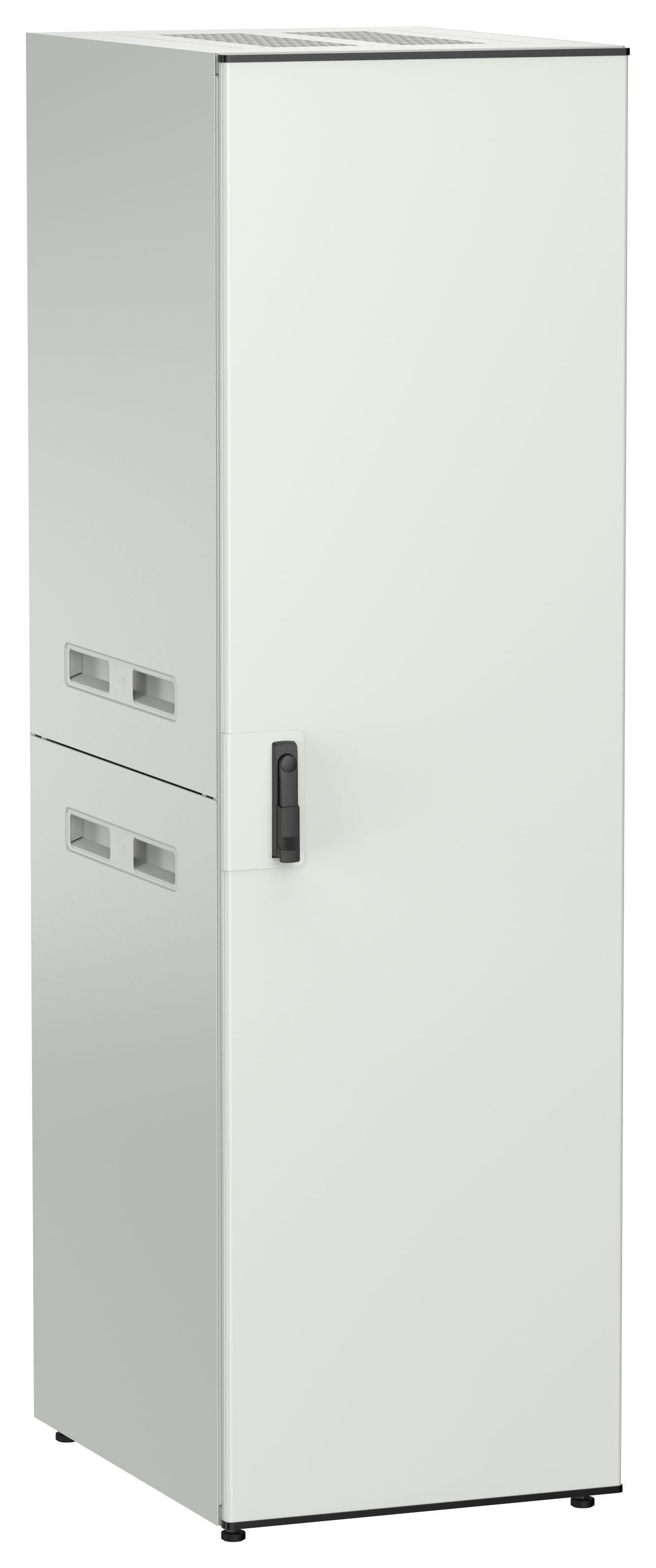 ITK UNITBOX N Шкаф сетевой 19" напольный 42U 600х800мм металлическая передняя дверь серый