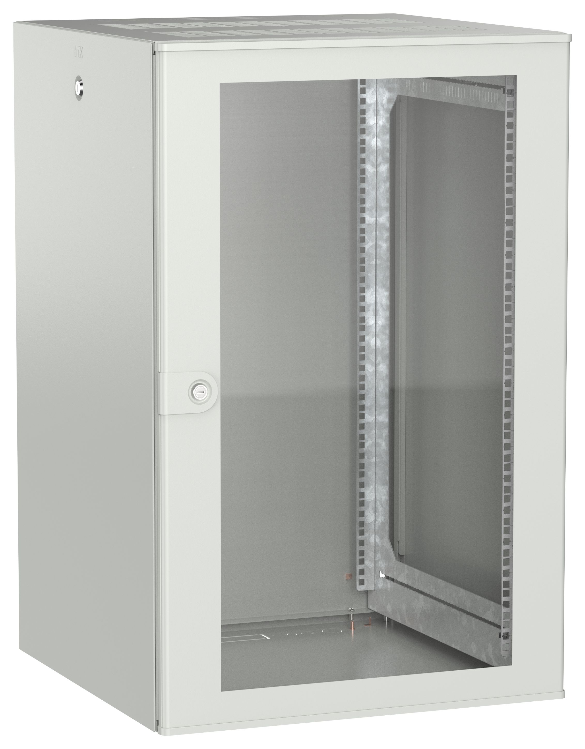 ITK UNITBOX W Шкаф настенный 18U 600х600мм дверь стеклянная серый