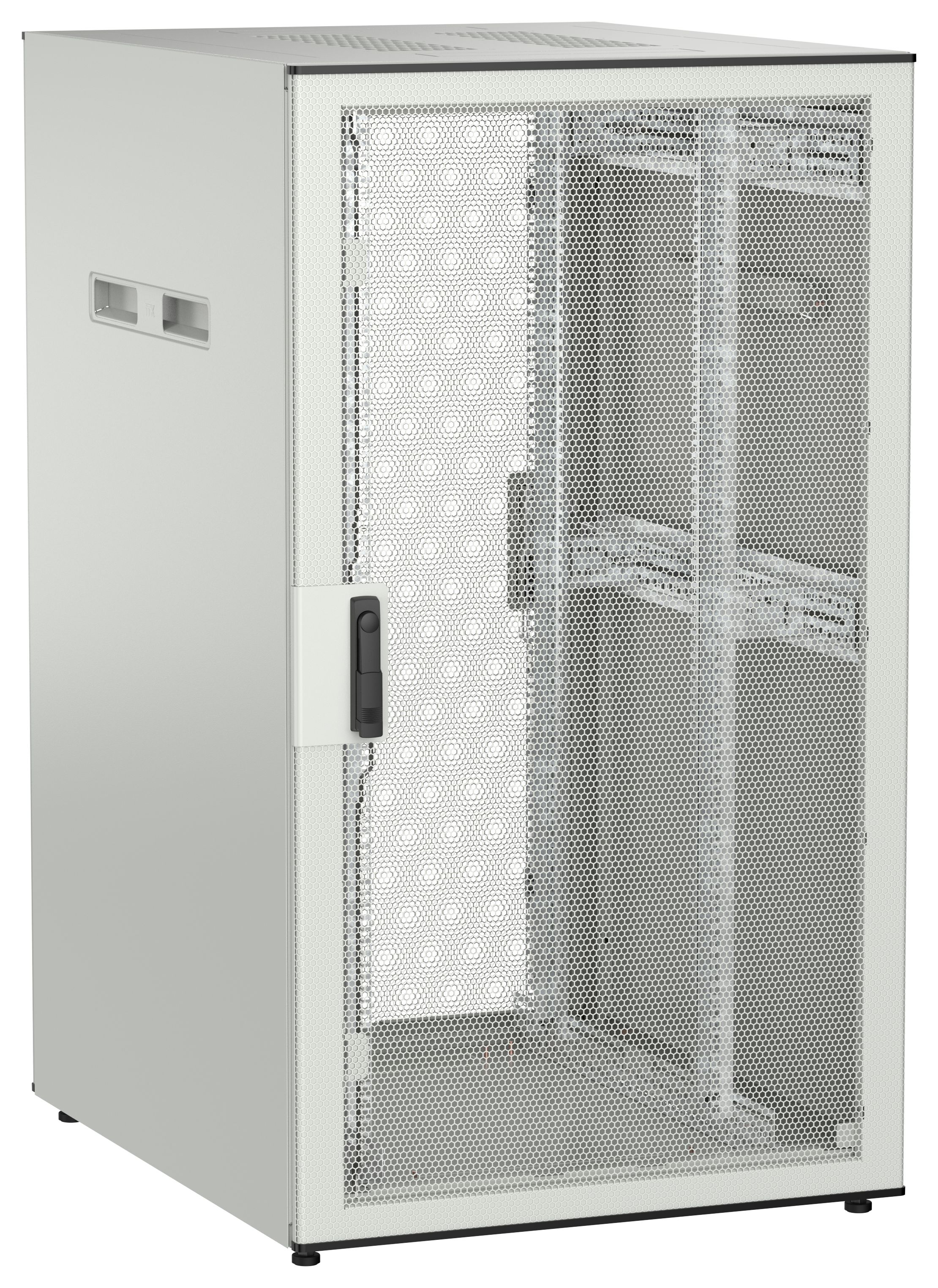ITK UNITBOX N Шкаф сетевой 19" напольный 28U 800х1000мм перфорированная передняя дверь задняя перфорированная серый