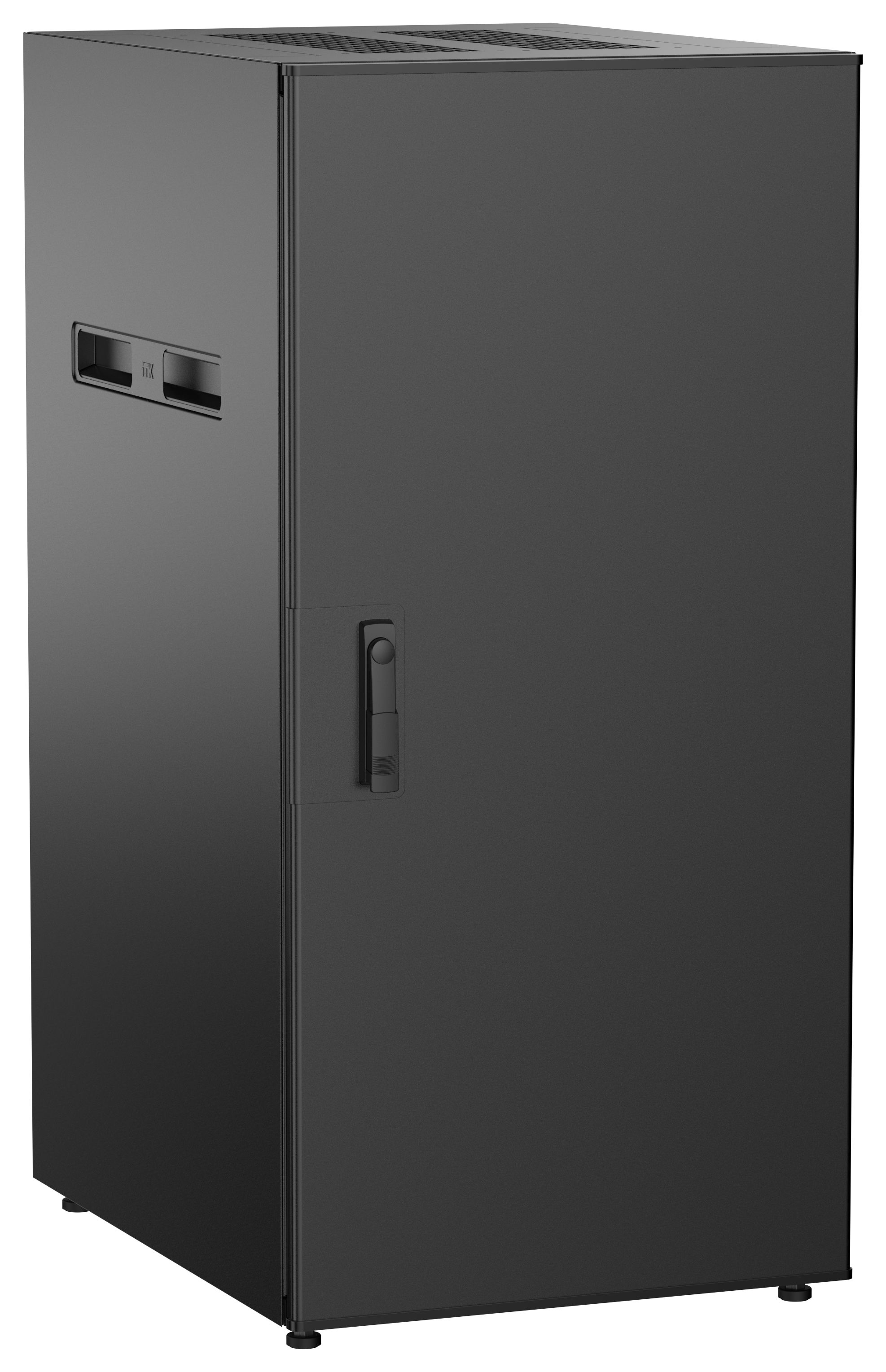 ITK UNITBOX N Шкаф сетевой 19" напольный 24U 600х800мм металлическая передняя дверь черный