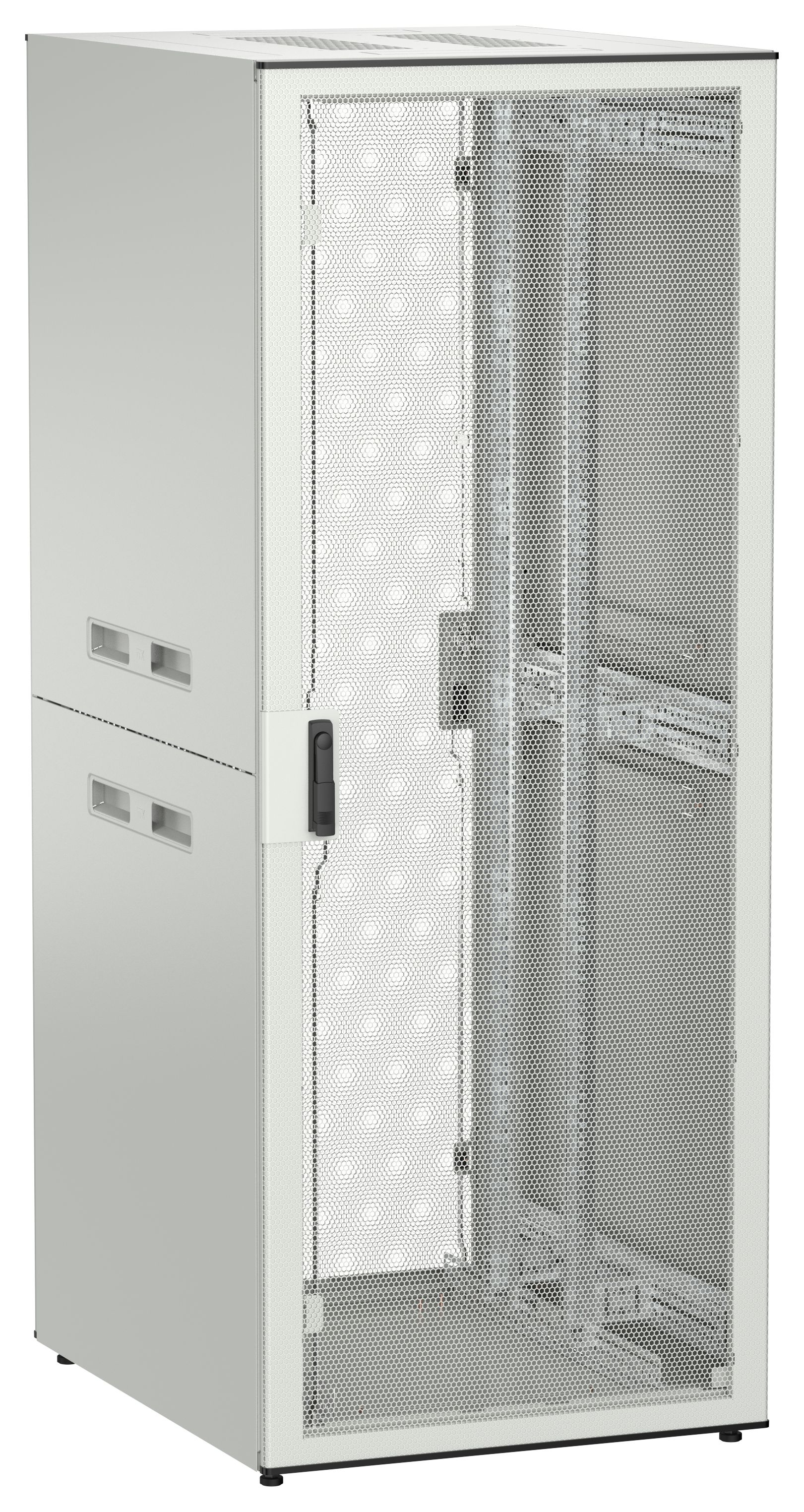 ITK UNITBOX N Шкаф сетевой 19" напольный 42U 800х1000мм перфорированная передняя дверь задняя перфорированная серый
