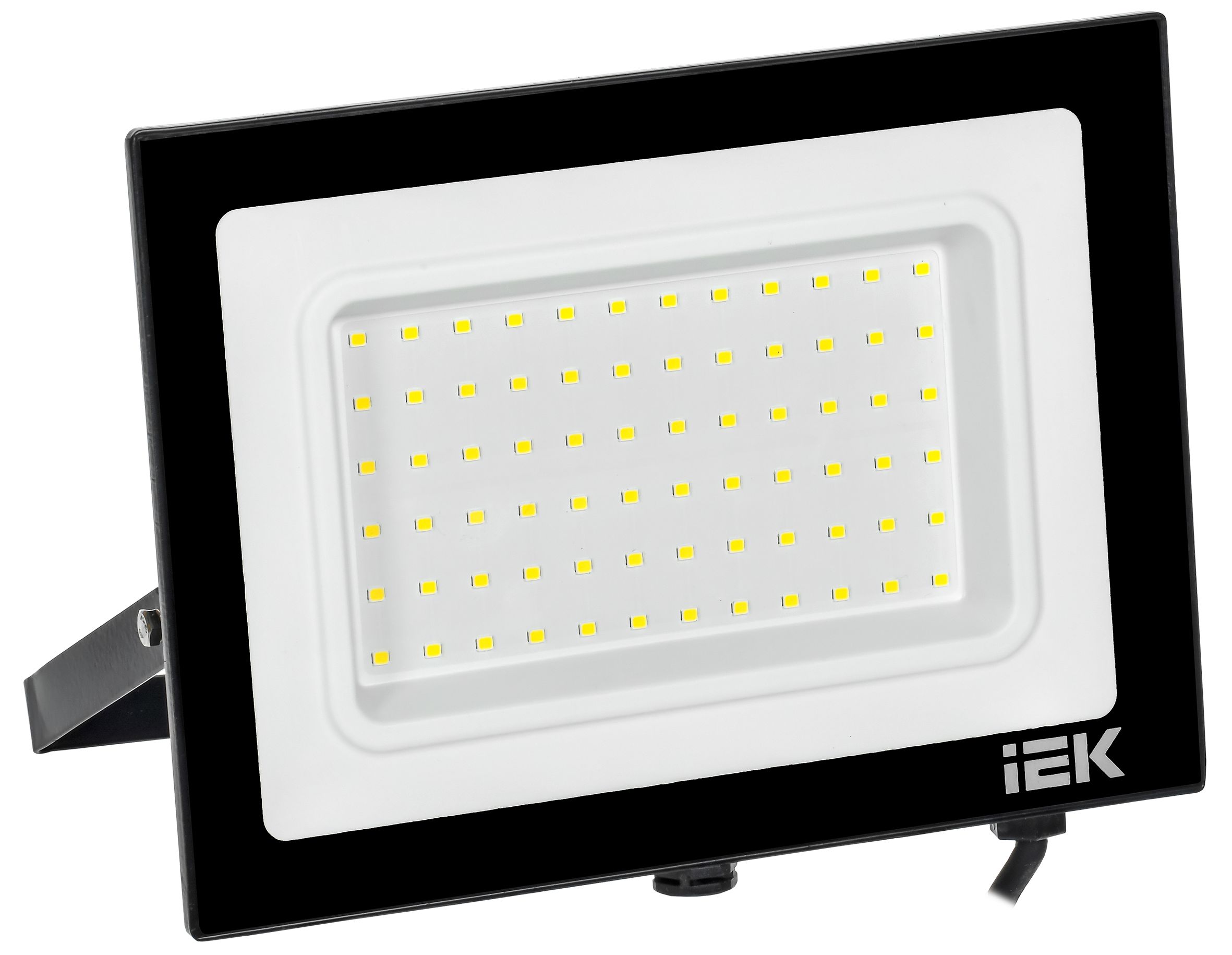 Прожектор СДО 06-70 светодиодный черный IP65 6500 K IEK — фото