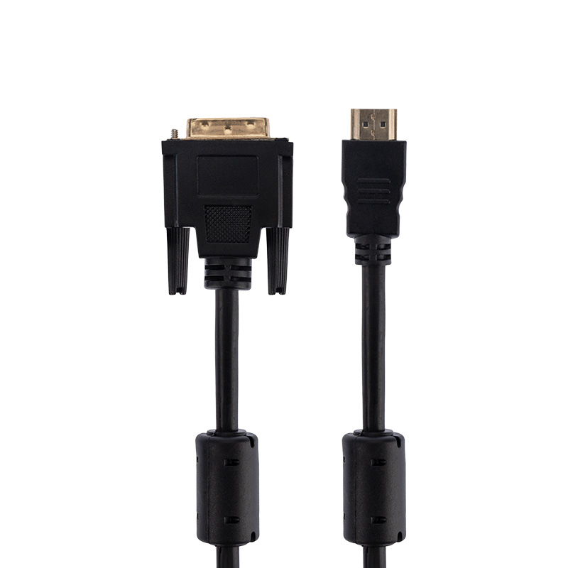 Шнур HDMI – DVI-D, 7м, позолоченный, с фильтрами REXANT — фото