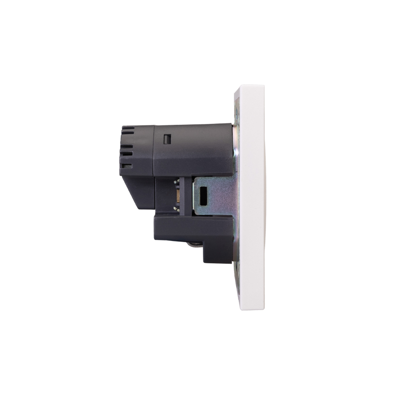 Розетка STRONG 1-ая с/з с/у з/ш 16А с USB A+C быстрой зарядки 5В/3А жемчуг KRANZ — фото