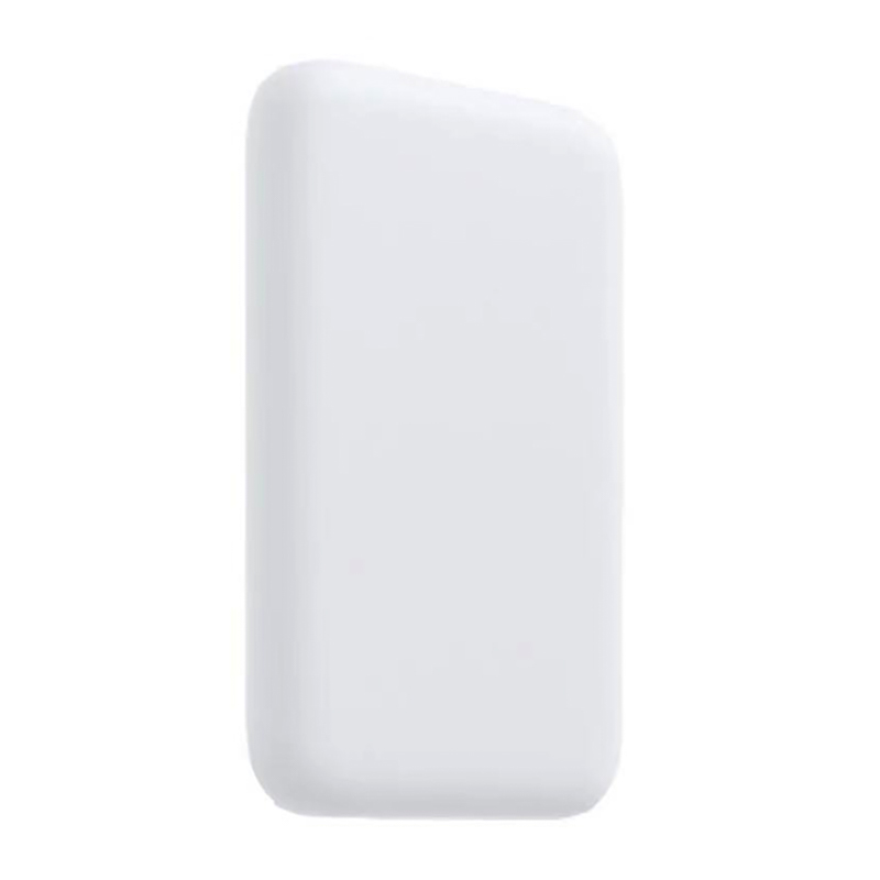 Портативное беспроводное зарядное устройство Power Bank (аккумуляторная батарея) 5000мАч, MagSafe, белое REXANT — фото