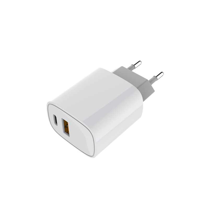 Сетевое зарядное устройство с двумя портами USB-A + USB-C, 20Вт REXANT — фото