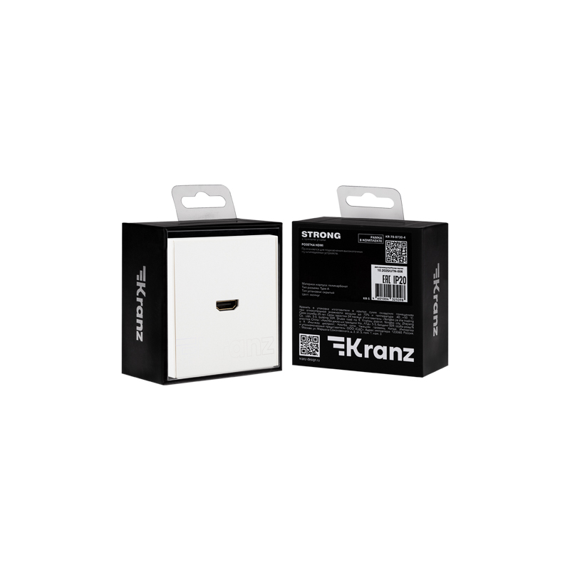 Розетка STRONG HDMI с/у жемчуг KRANZ — фото