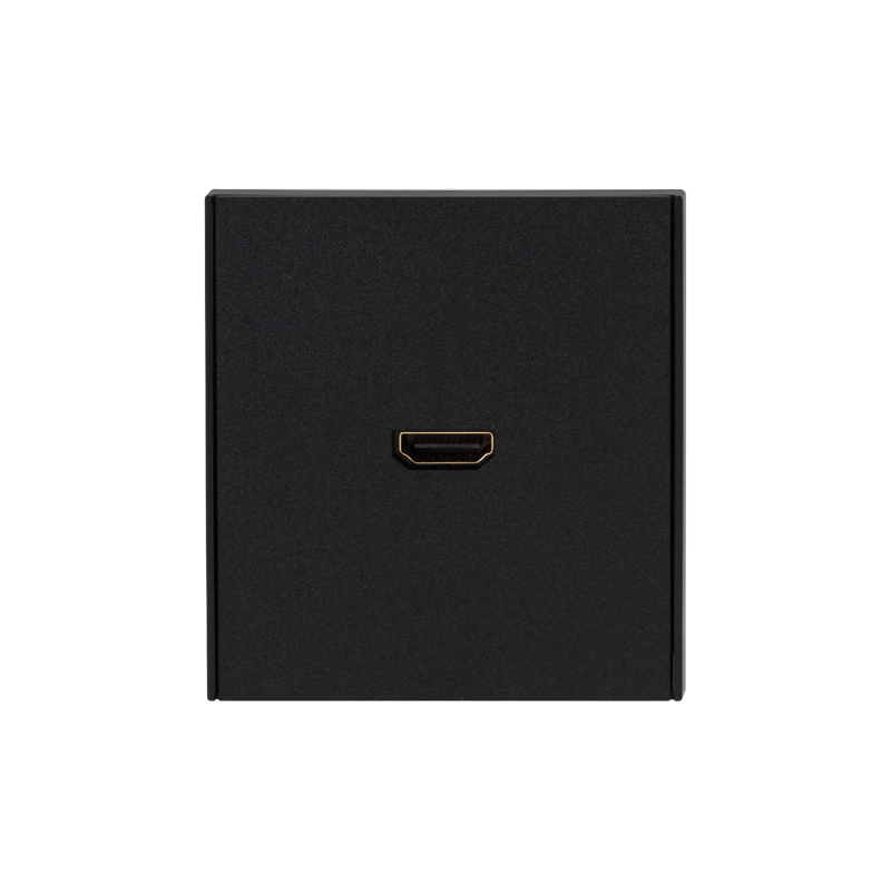 Розетка STRONG HDMI с/у антрацит KRANZ — фото