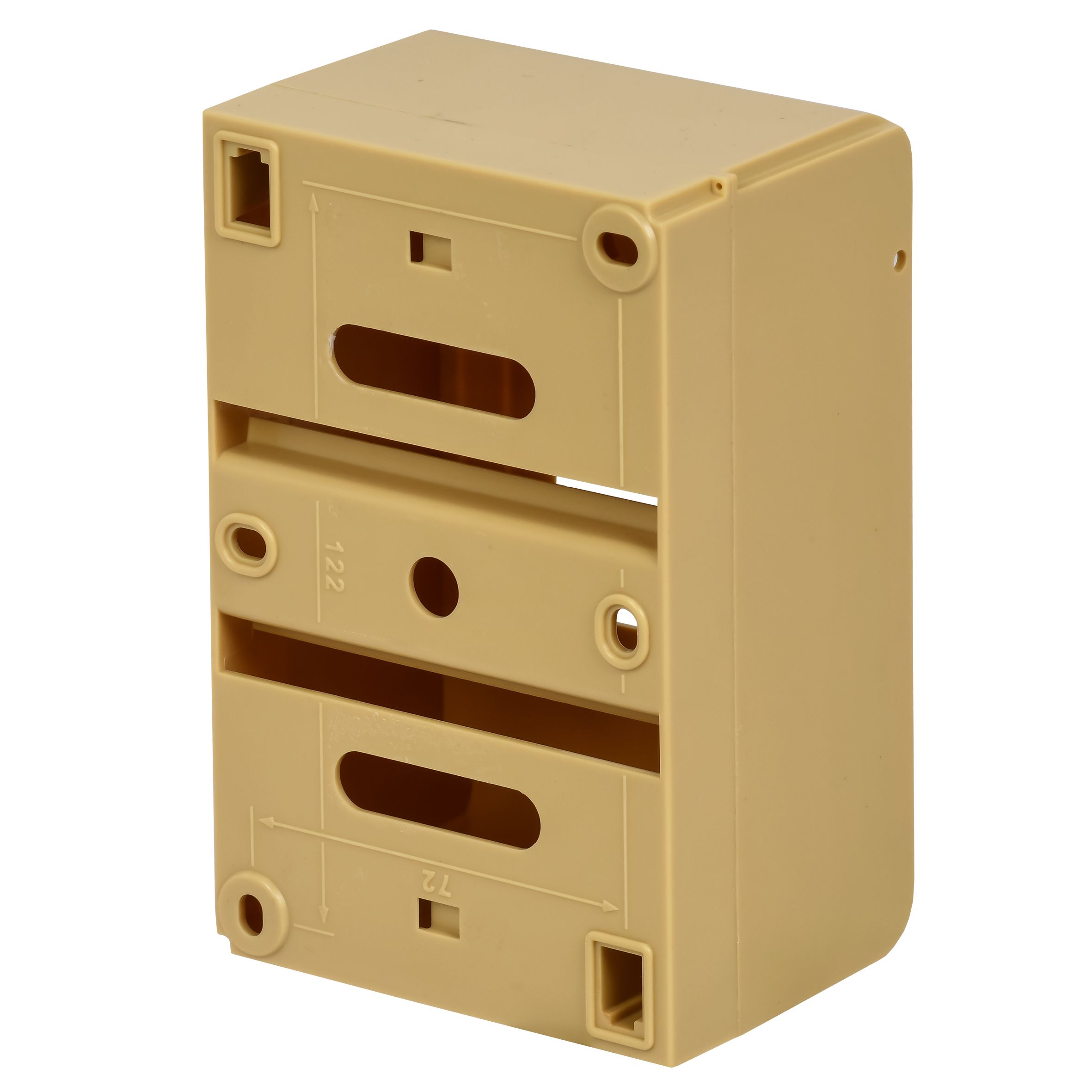 UNION Mini Корпус пластиковый КМПн-4 IP20 без двери сосна IEK — фото