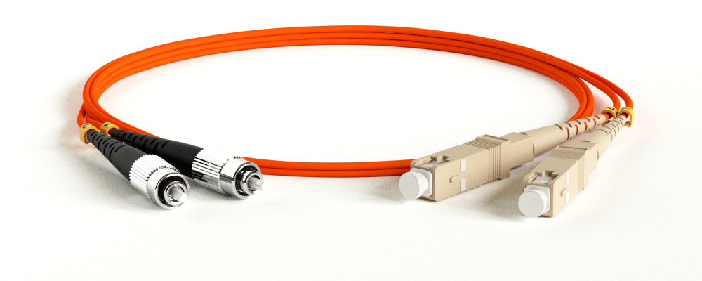 Hyperline FC-D2-50-FC/UR-SC/UR-H-1M-LSZH-OR Патч-корд волоконно-оптический (шнур) MM 50/125 (OM2), FC-SC, UPC, duplex, 2.0 мм, LSZH, 1 м (замена FC-D2-50-FC/PR-SC/PR-H-1M-LSZH-OR)