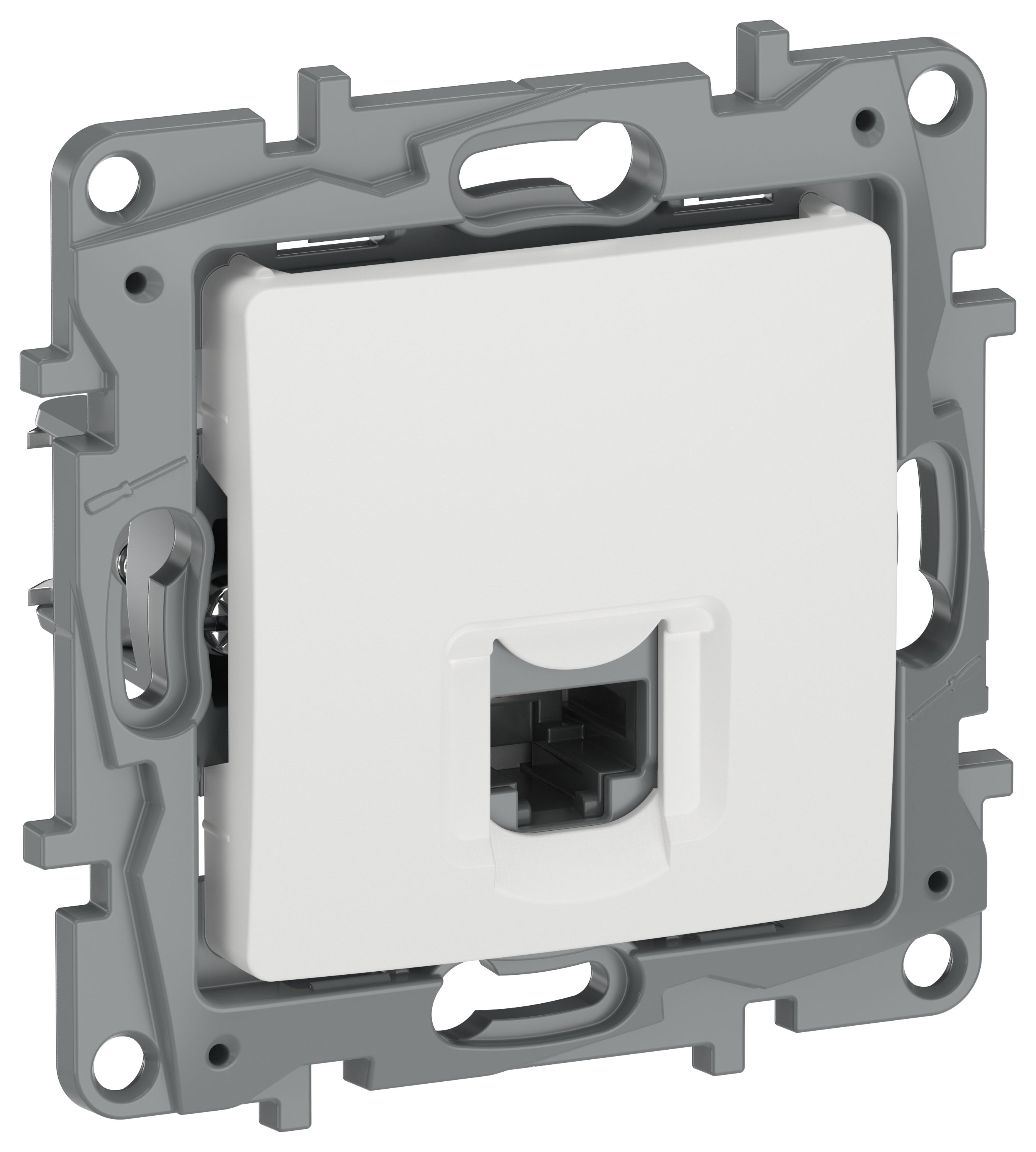 IEKETIKA Розетка компьютерная RJ45 категория 6 UTP 6710531 молочный IEK