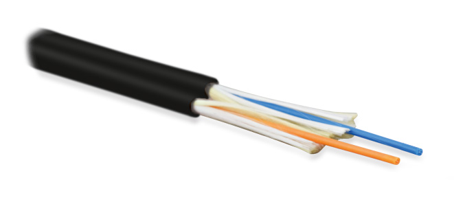 Hyperline FO-D3-IN-50-2-LSZH-BK Кабель волоконно-оптический 50/125 (OM2) многомодовый, 2 волокна, duplex, zip-cord, плотное буферное покрытие (tight buffer) 3.0 мм, для внутренней прокладки, LSZH, нг(А)-HF, –40°C – +70°C, черный — фото