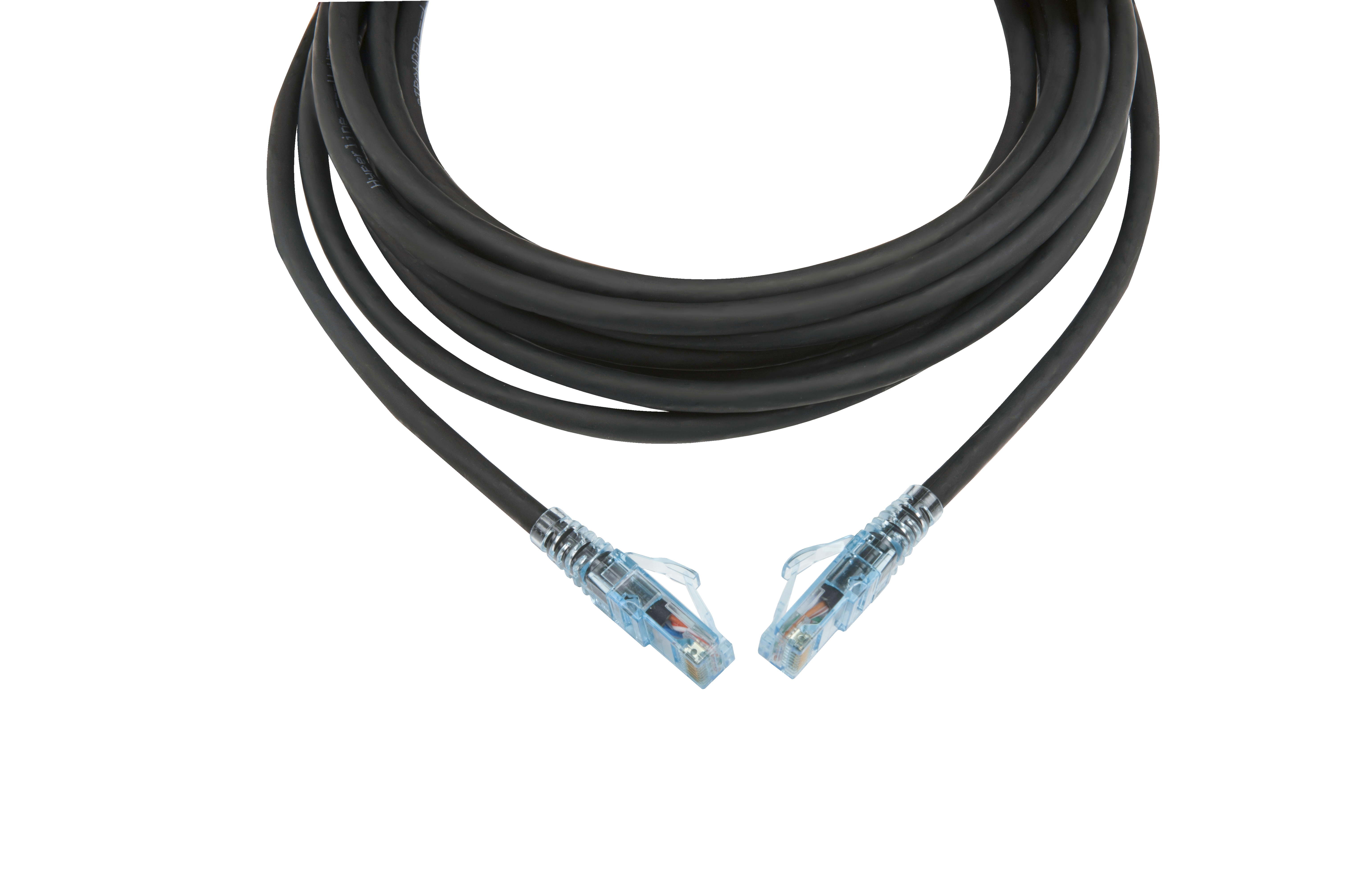 Hyperline PC-LPM-UTP-RJ45-RJ45-C6-5M-LSZH-BK Патч-корд RJ-45/RJ-45, неэкранированный U/UTP, категория 6 (100% Fluke Component Tested), 24AWG, LSZH, 5 м, черный — фото