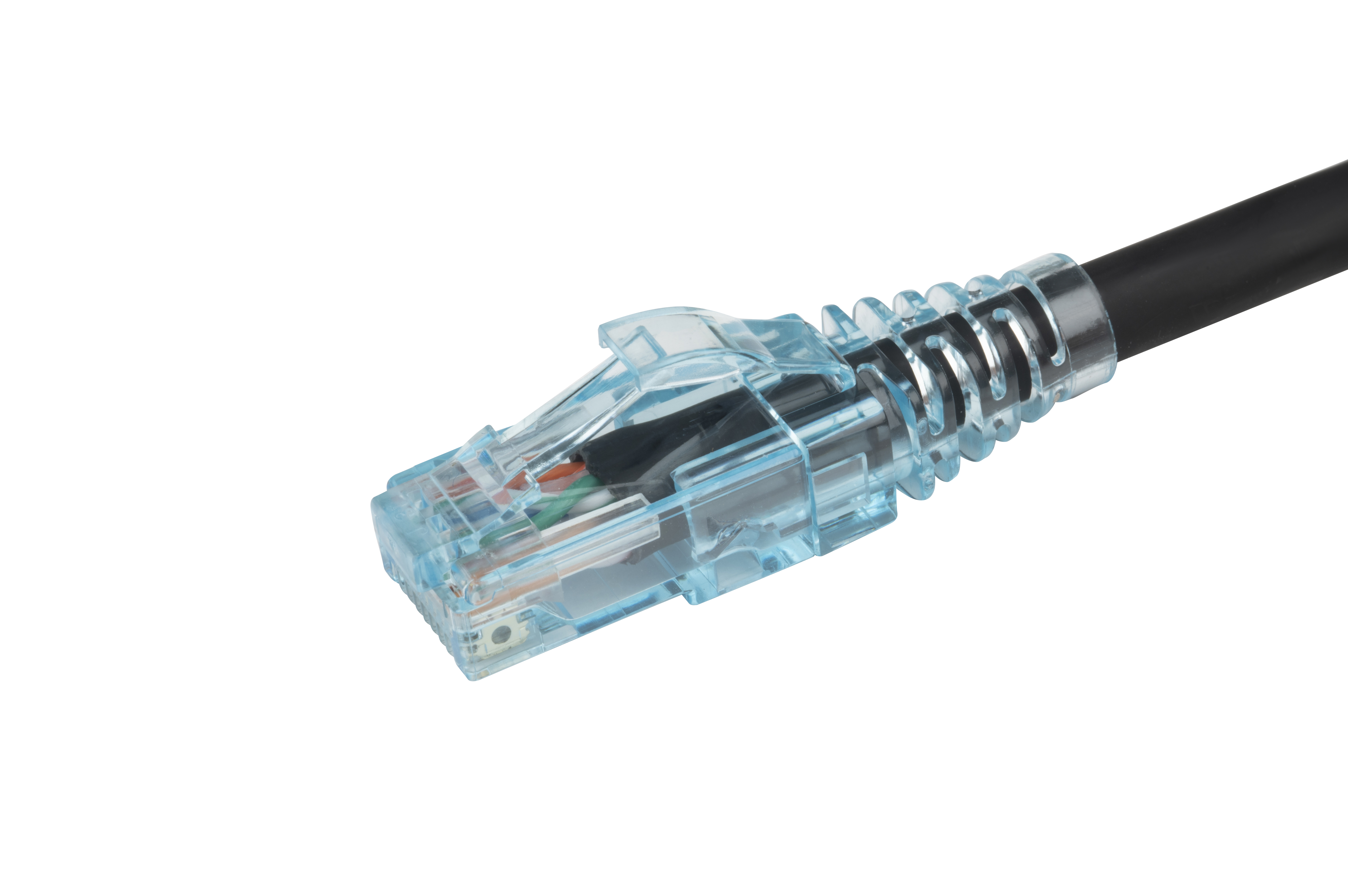 Hyperline PC-LPM-UTP-RJ45-RJ45-C6-5M-LSZH-BK Патч-корд RJ-45/RJ-45, неэкранированный U/UTP, категория 6 (100% Fluke Component Tested), 24AWG, LSZH, 5 м, черный — фото