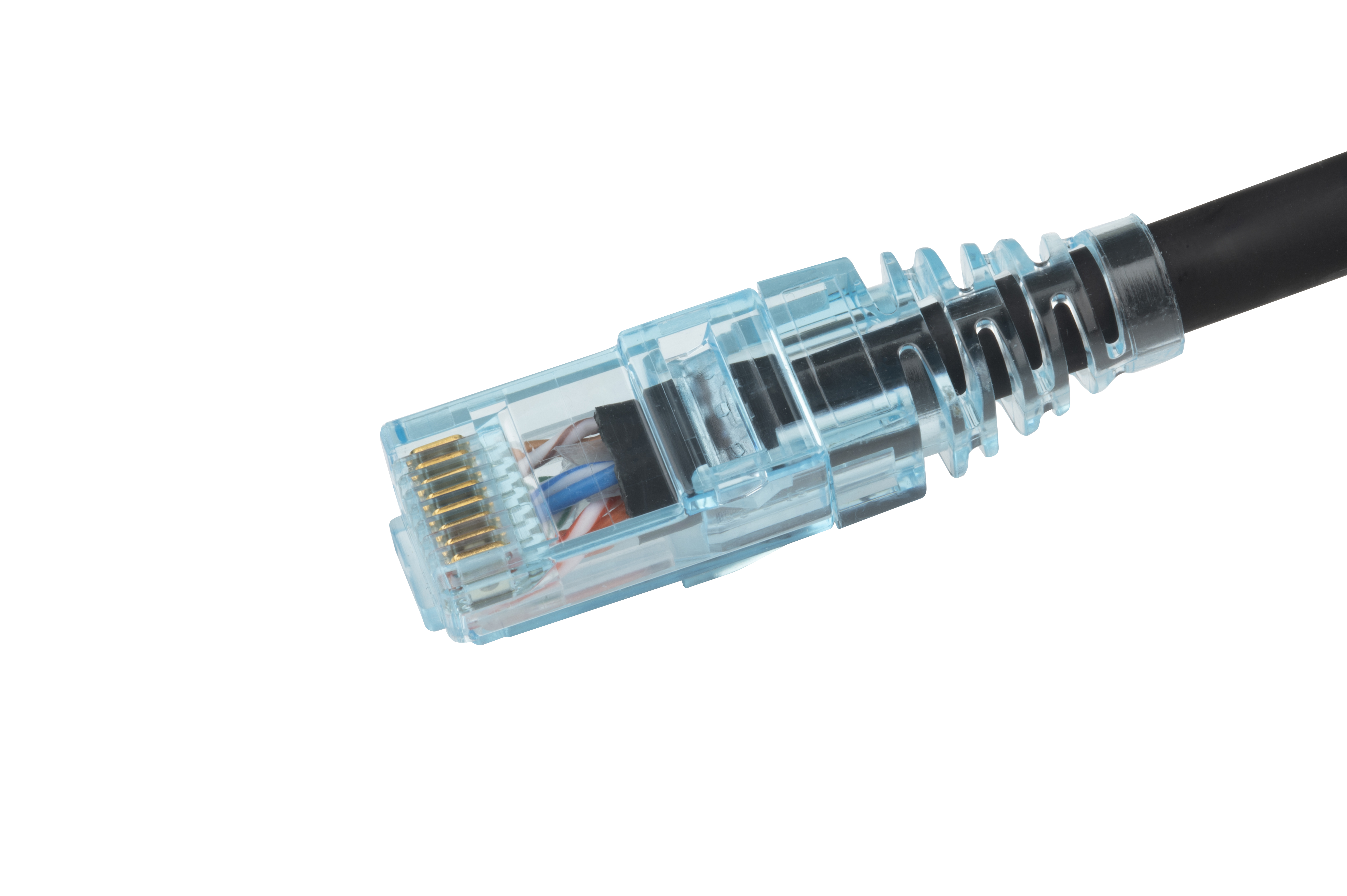 Hyperline PC-LPM-UTP-RJ45-RJ45-C6-5M-LSZH-BK Патч-корд RJ-45/RJ-45, неэкранированный U/UTP, категория 6 (100% Fluke Component Tested), 24AWG, LSZH, 5 м, черный — фото