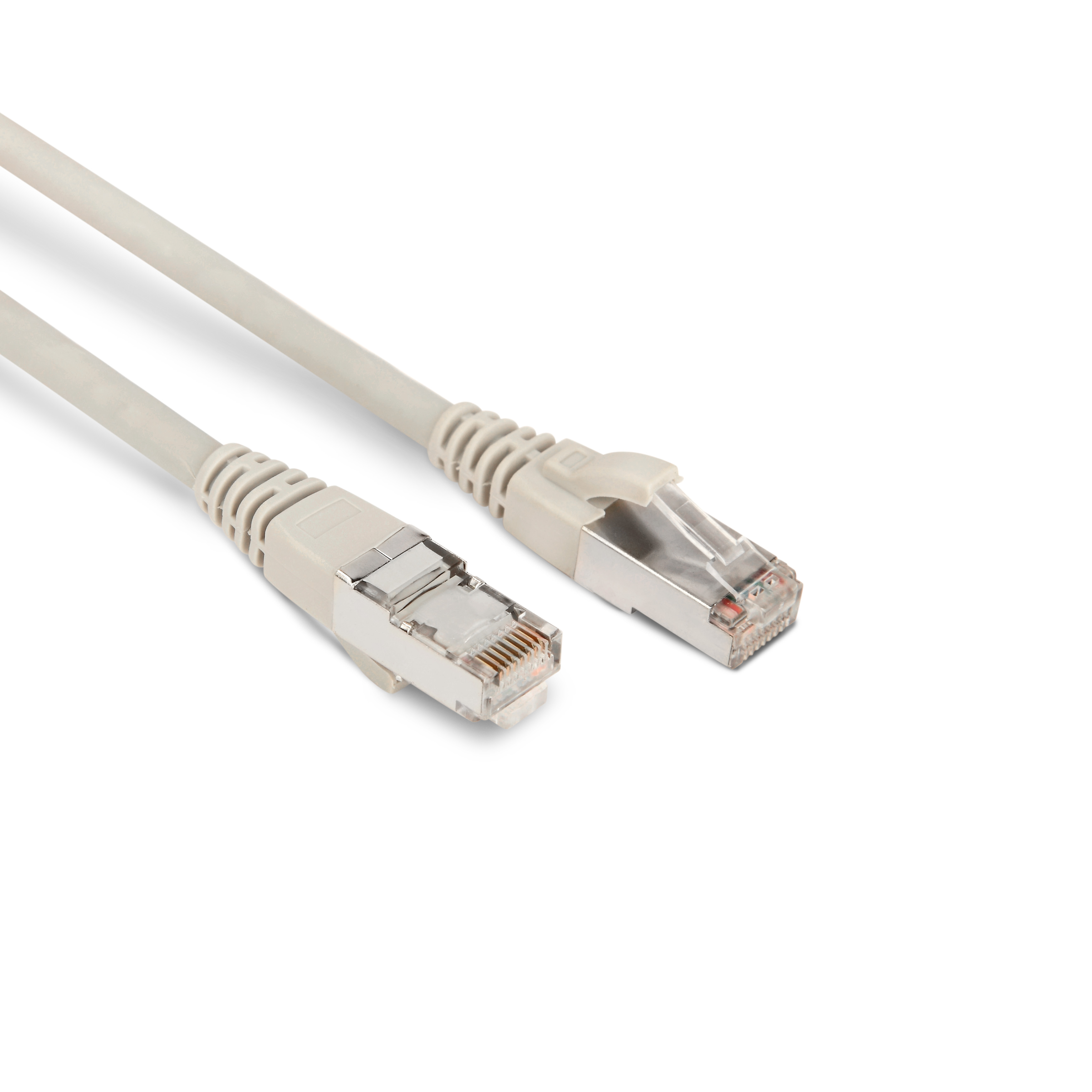 Hyperline PC-LPM-STP-RJ45-RJ45-C6-10M-LSZH-GY Патч-корд RJ-45/RJ-45, экранированный U/FTP, категория 6 (100% Fluke Component Tested), 26AWG, LSZH, 10 м, серый