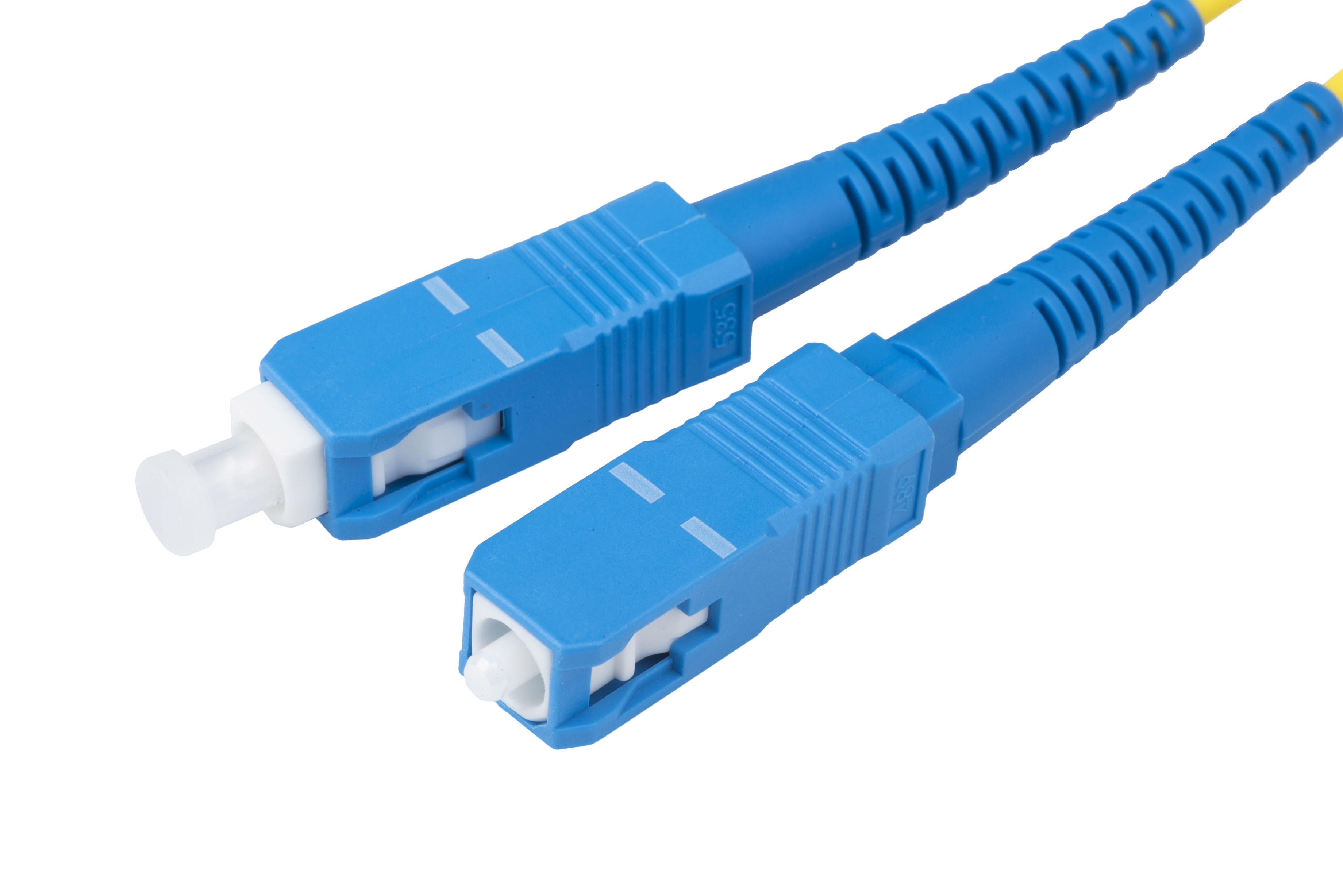Hyperline FC-D2-9-LC/UR-SC/UR-H-5M-LSZH-YL Патч-корд волоконно-оптический (шнур) SM 9/125 (OS2), LC/UPC-SC/UPC, 2.0 мм, duplex, LSZH, 5 м — фото