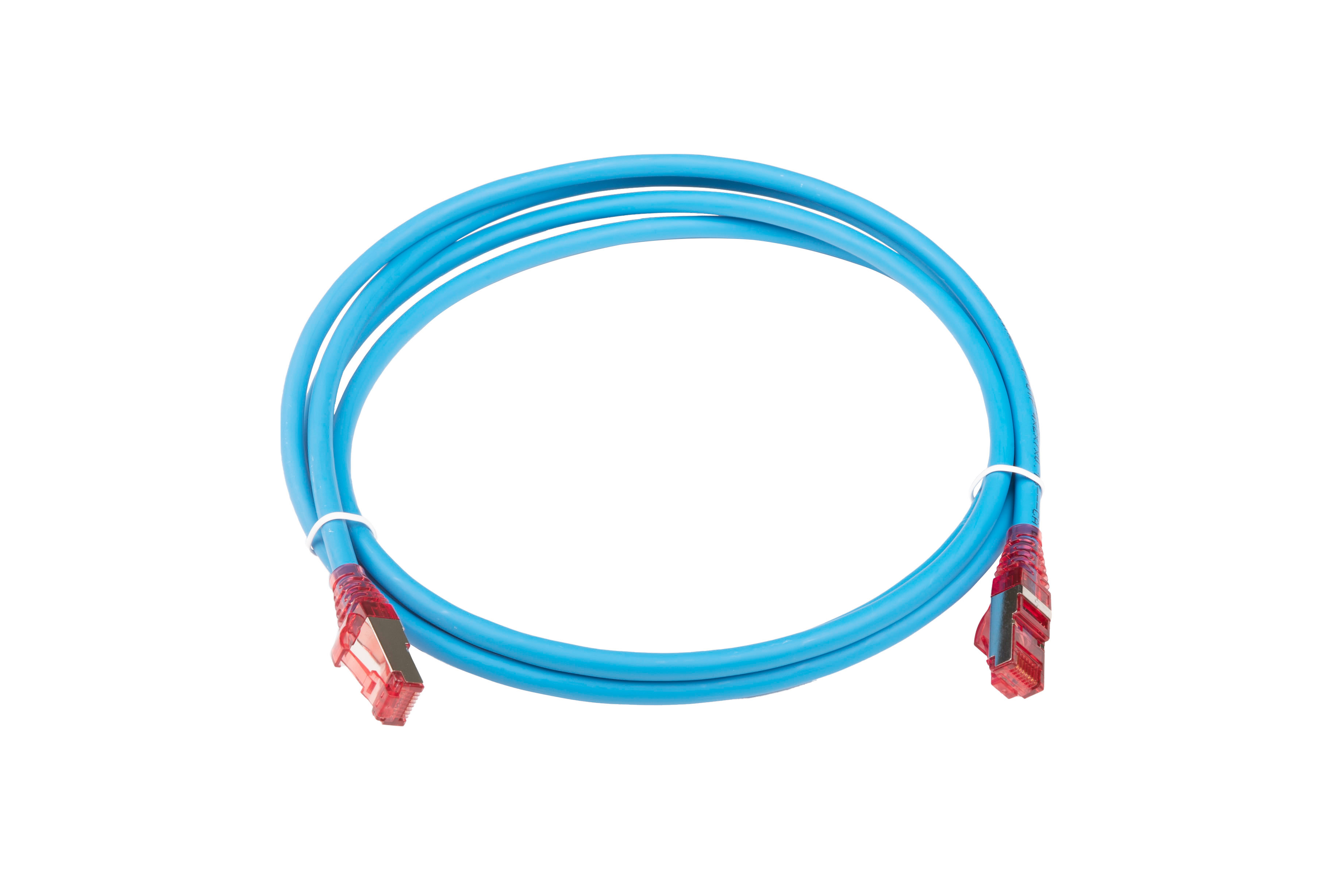 Hyperline PC-LPM-STP-RJ45-RJ45-C5e-2M-LSZH-BL Патч-корд F/UTP, экранированный, Cat.5e (100% Fluke Component Tested), LSZH, 2 м, синий