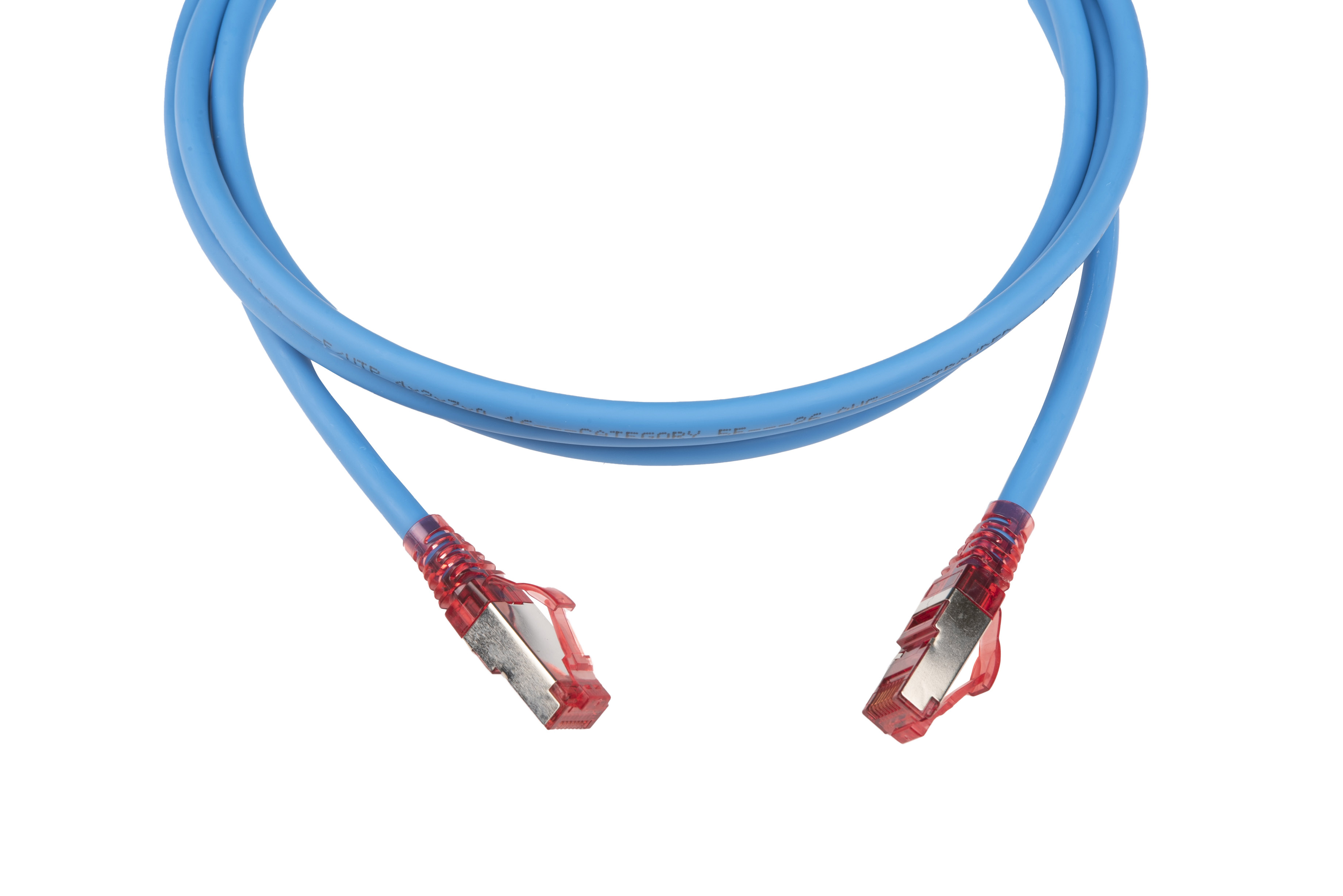 Hyperline PC-LPM-STP-RJ45-RJ45-C5e-2M-LSZH-BL Патч-корд F/UTP, экранированный, Cat.5e (100% Fluke Component Tested), LSZH, 2 м, синий — фото