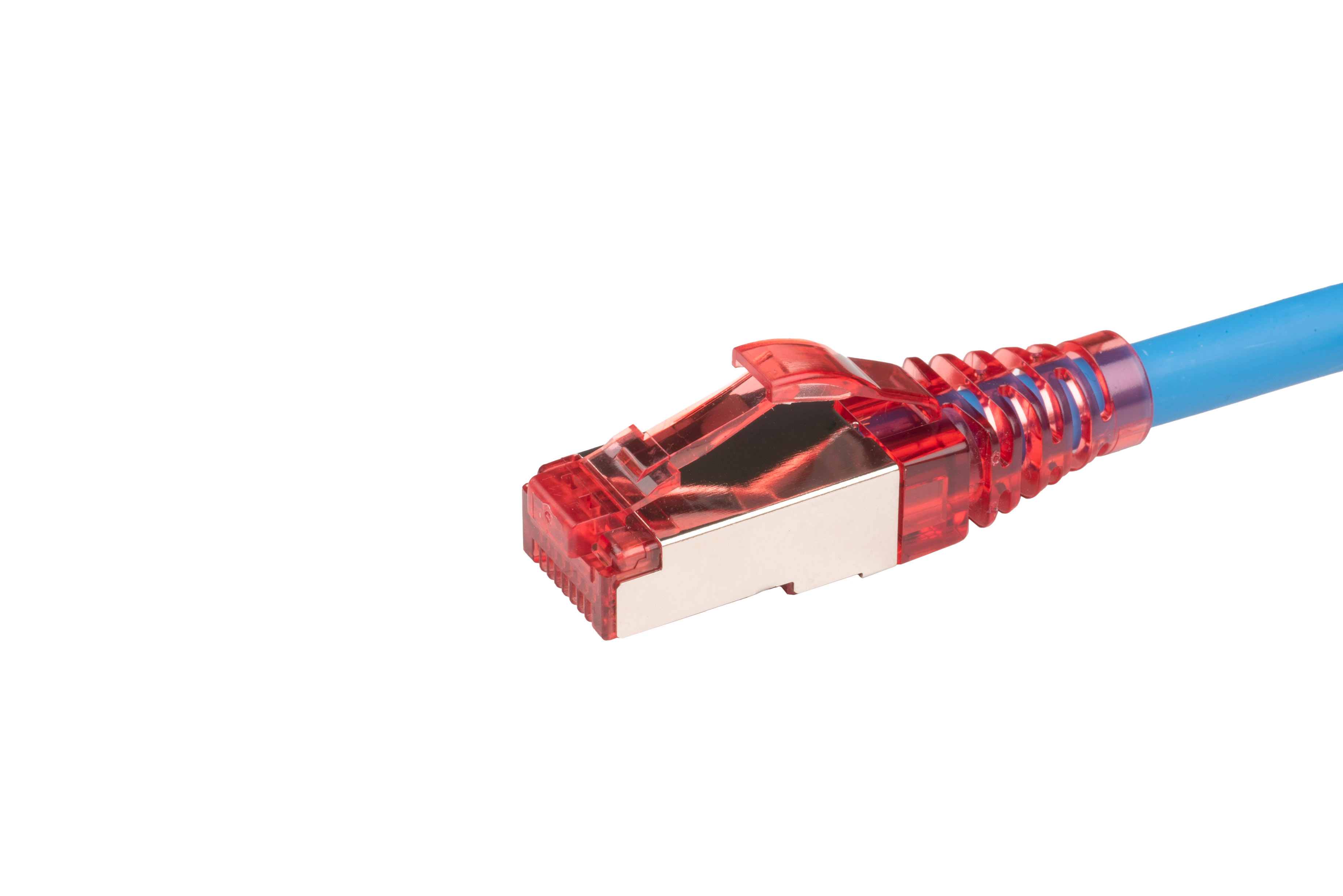 Hyperline PC-LPM-STP-RJ45-RJ45-C5e-2M-LSZH-BL Патч-корд F/UTP, экранированный, Cat.5e (100% Fluke Component Tested), LSZH, 2 м, синий — фото