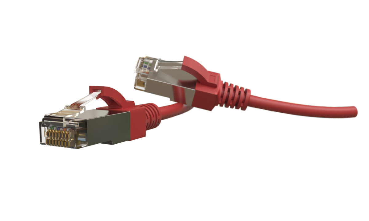 Hyperline PC-LPT-SFTP-RJ45-RJ45-C6-1.5M-LSZH-RD Патч-корд S/FTP, экранированный, категория 6 (100% Fluke Component Tested), 28AWG, LSZH, 1.5 м, красный