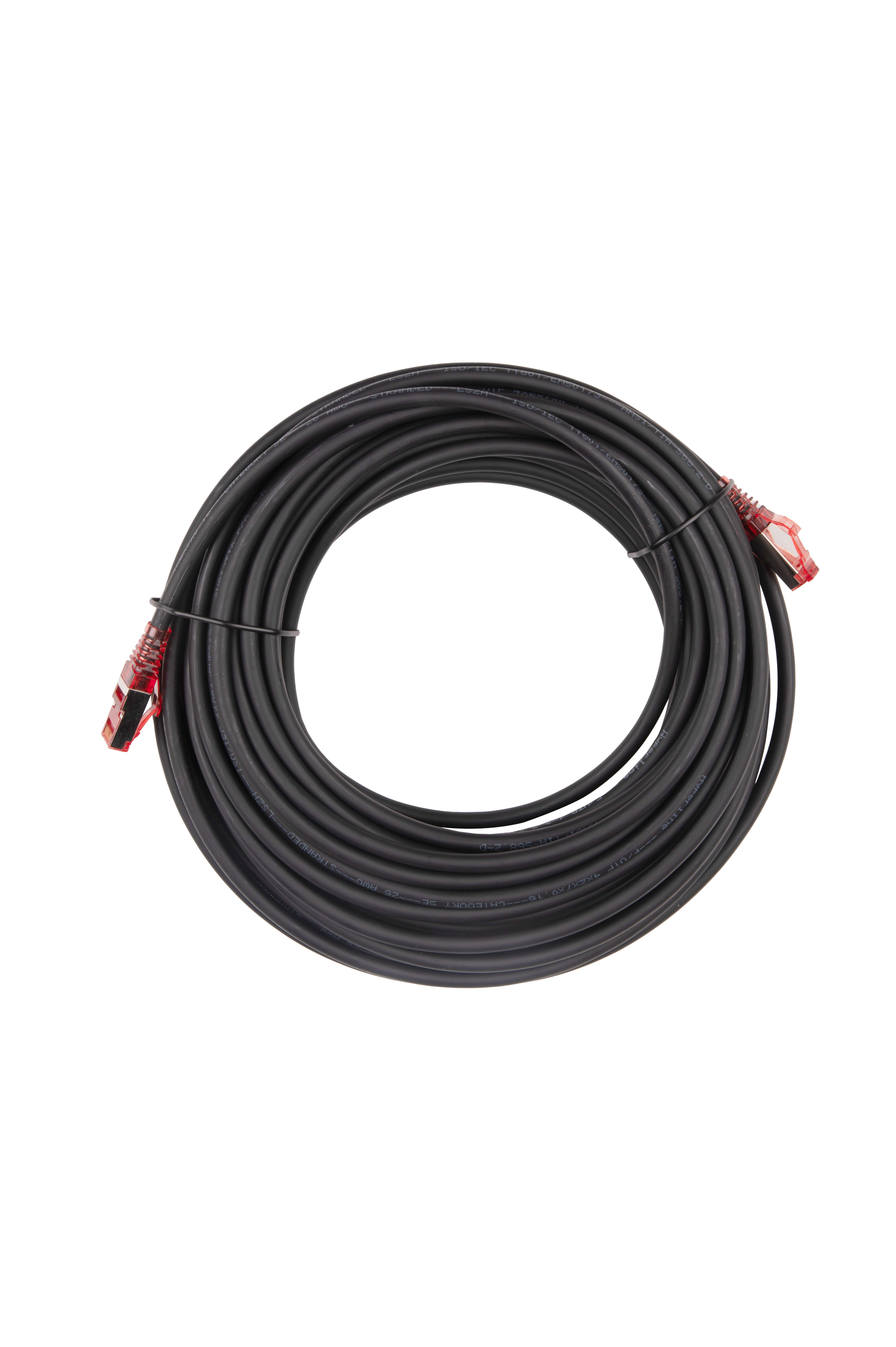 Hyperline PC-LPM-STP-RJ45-RJ45-C6-15M-LSZH-BK Патч-корд RJ-45/RJ-45, экранированный U/FTP, категория 6 (100% Fluke Component Tested), 26AWG, LSZH, 15 м, черный — фото