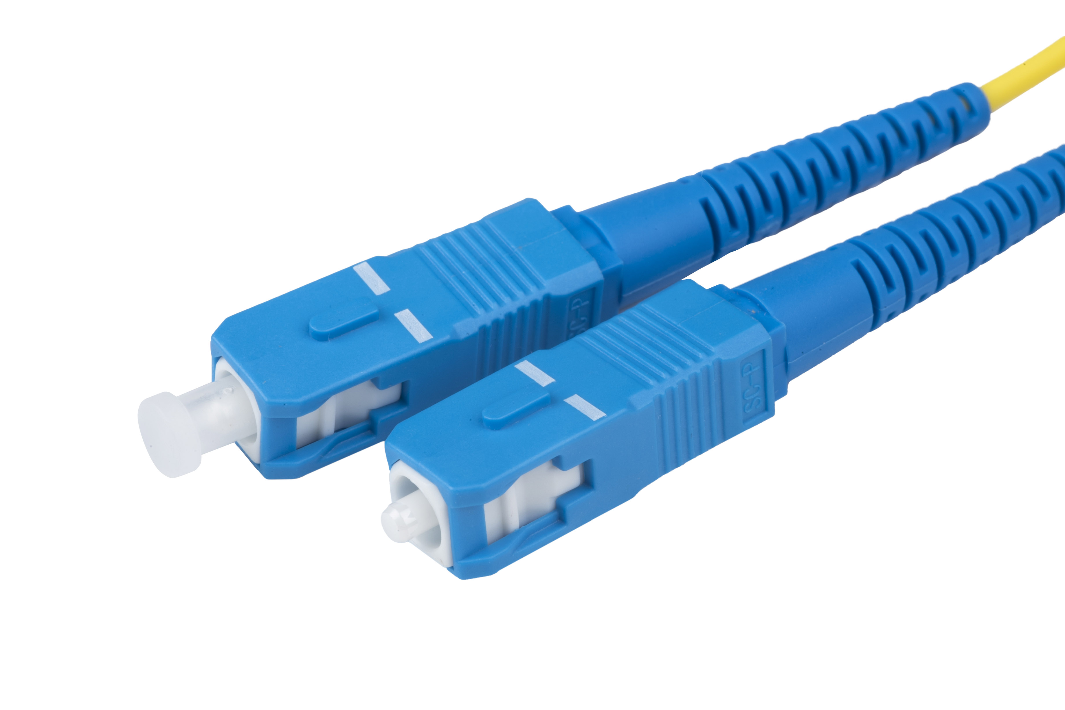 Hyperline FC-D2-9-FC/UR-SC/UR-H-1M-LSZH-YL Патч-корд волоконно-оптический (шнур) SM 9/125 (OS2), FC/UPC-SC/UPC, 2.0 мм, duplex, LSZH, 1 м — фото