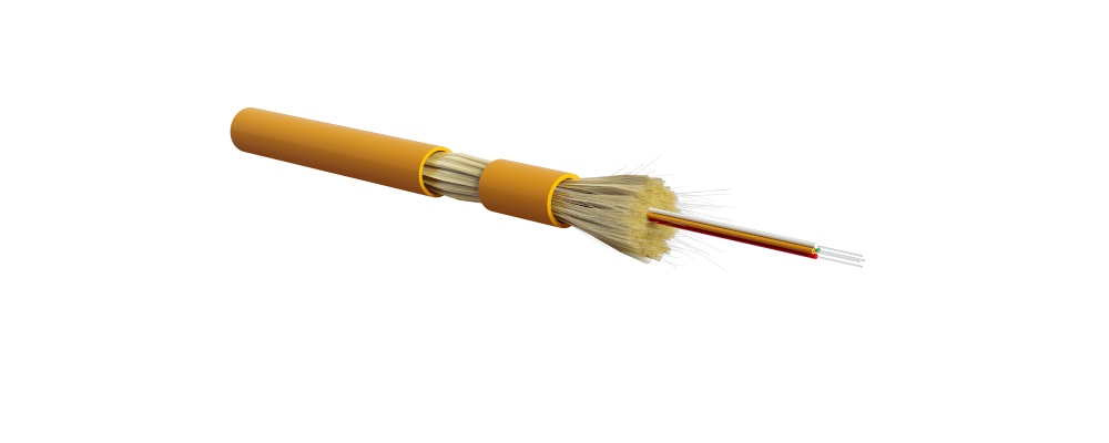 Hyperline FO-DT-IN-50-4-LSZH-OR Кабель волоконно-оптический 50/125 (OM2) многомодовый, 4 волокна, плотное буферное покрытие (tight buffer), для внутренней прокладки, LSZH, нг(А)-HF, -40°C - +70°C, оранжевый — фото